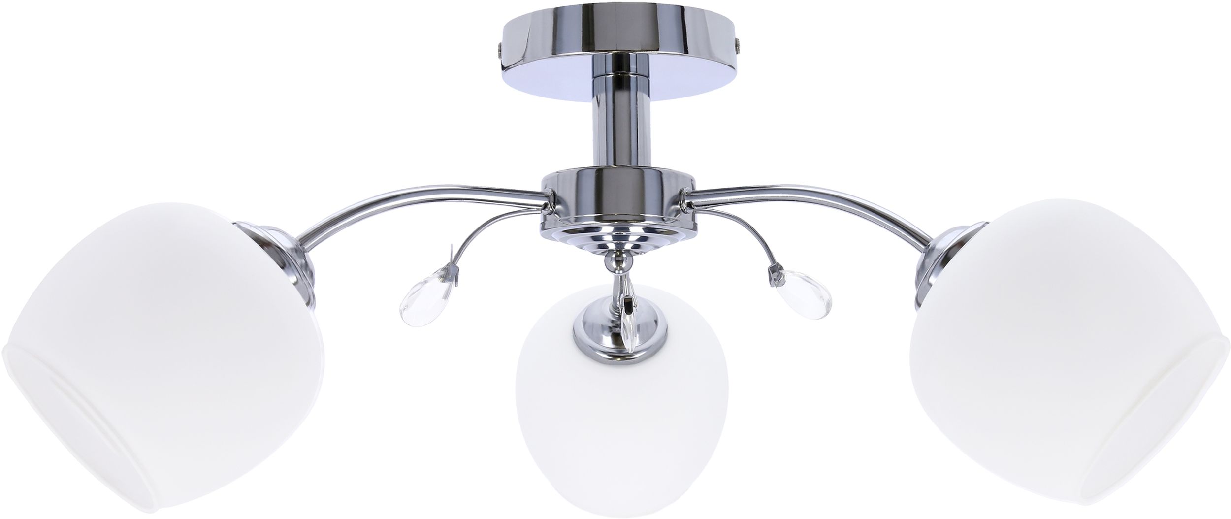 Candellux Estar mennyezeti lámpa 3x40 W fehér-króm 33-09432