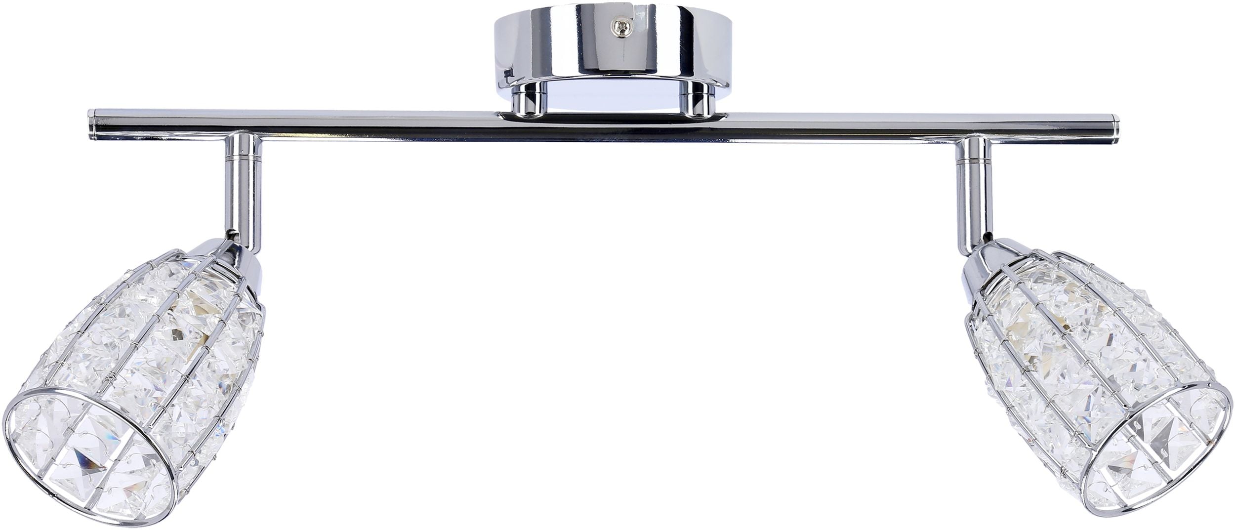 Candellux Shiba mennyezeti lámpa 2x15 W króm-átlátszó 92-13392