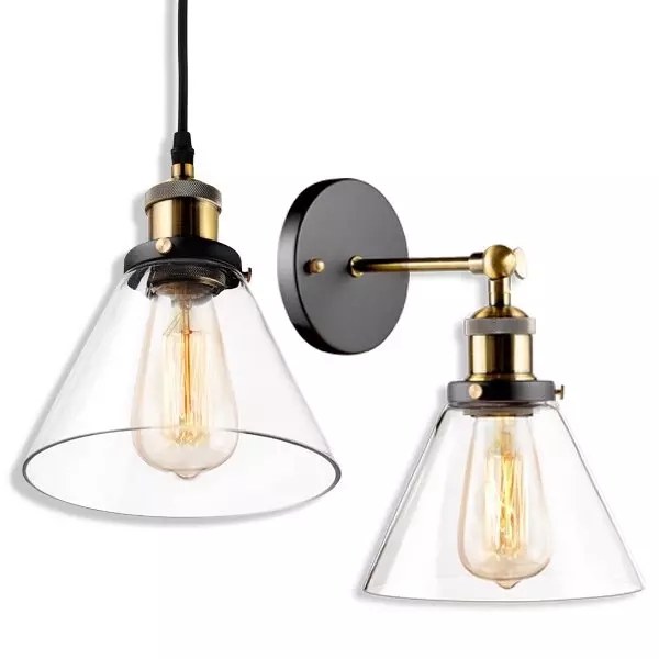 Altavola Design New York Loft függőlámpa 2x40 W sárgaréz La034/p+w