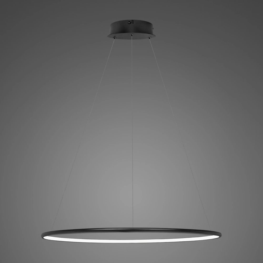 Altavola Design Ledowe Okręgi függőlámpa 1x23 W fekete LA073/P_60_in_4k_black