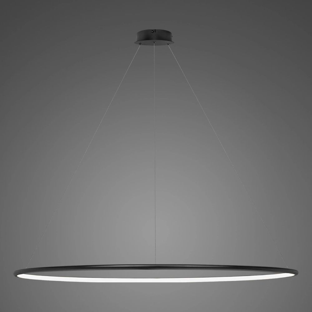 Altavola Design Ledowe Okręgi függőlámpa 1x68 W fekete LA073/P_180_in_3k_black