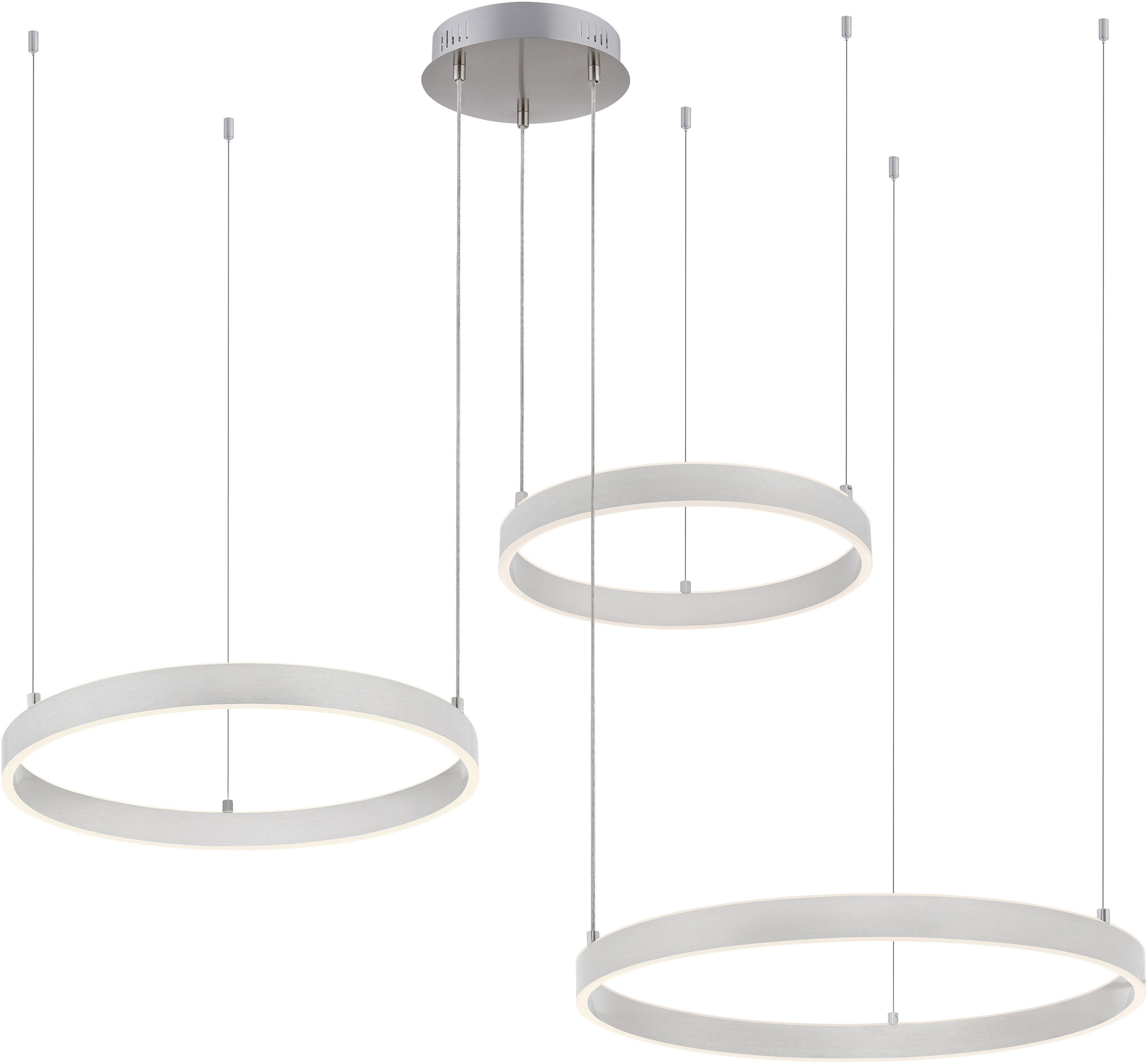 Just Light Lilluti függőlámpa 2x26 W acél 15156-55