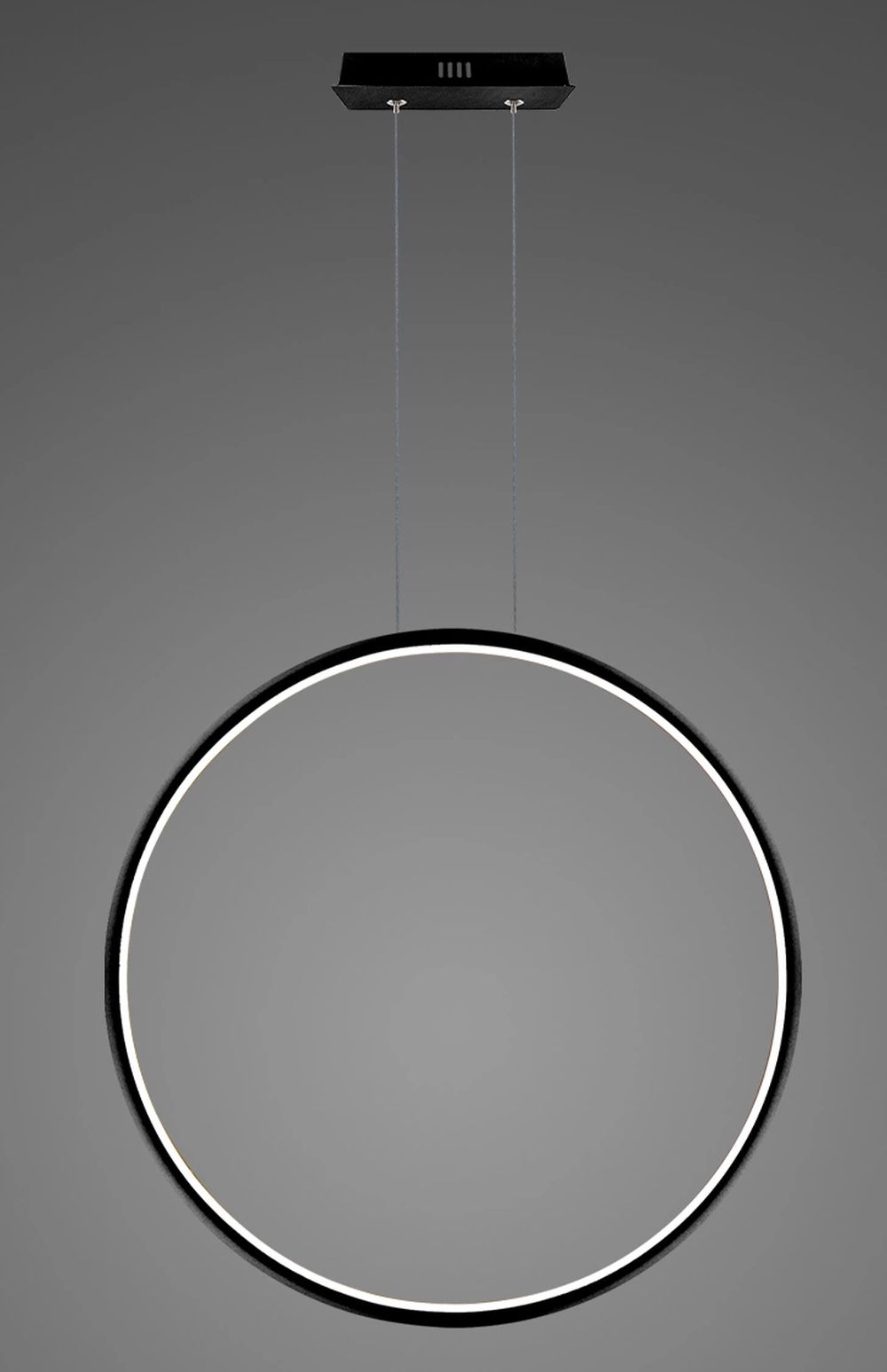 Altavola Design Ledowe Okręgi függőlámpa 1x38 W fekete LA073/X_100_in_3k_black_dimm
