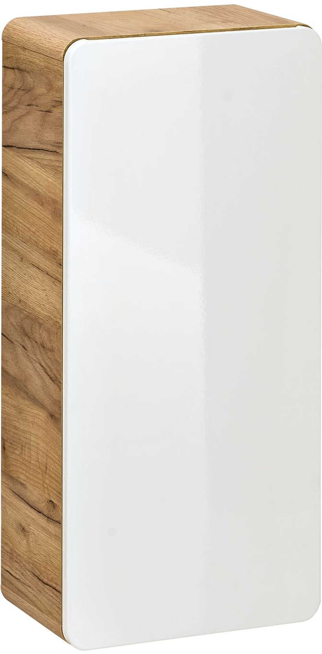 Comad Aruba White szekrény 35x22x75 cm oldalra akasztható fehér-tölgy ARUBAWHITE830FSC