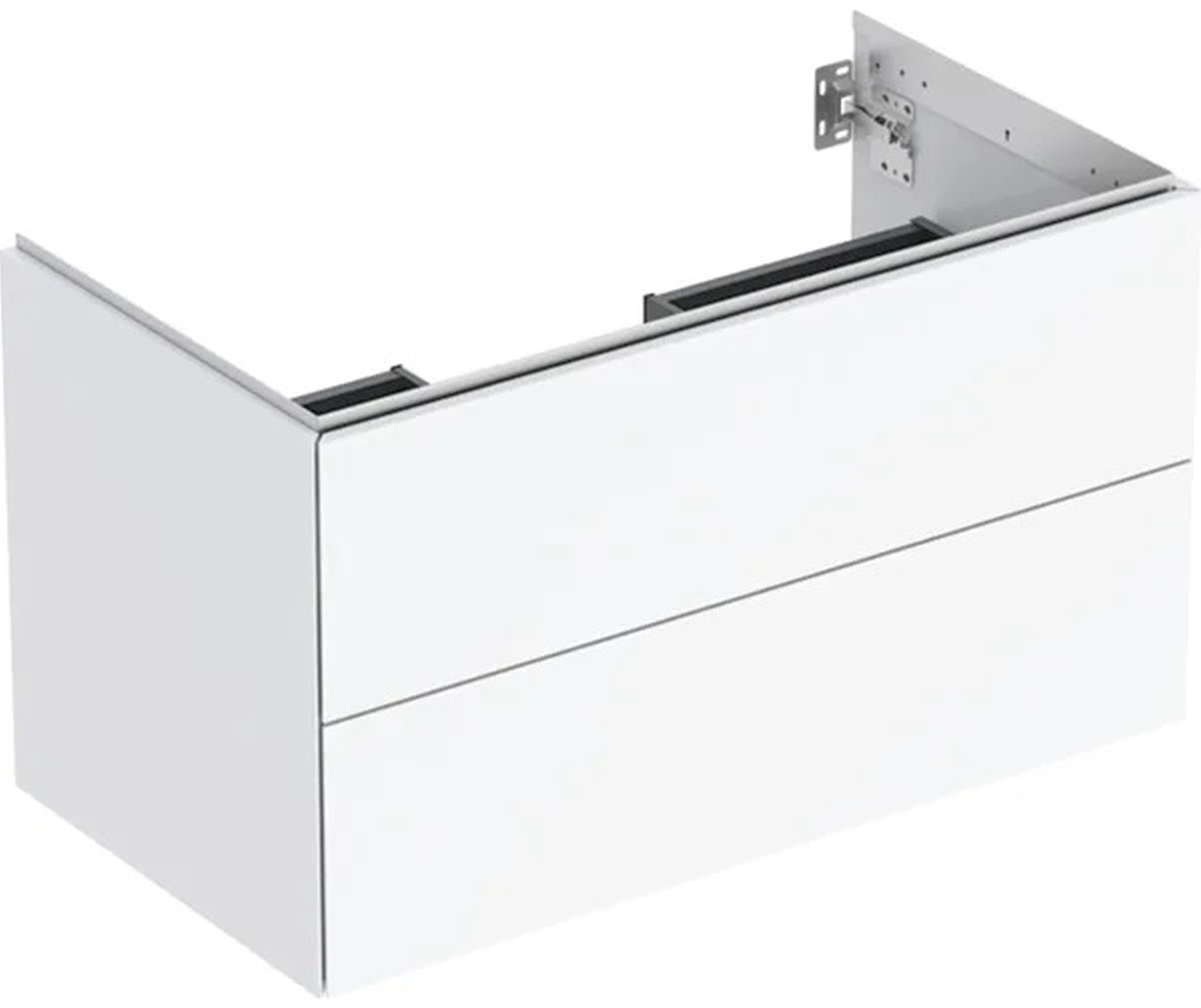 Geberit One szekrény 88.8x47x50.4 cm mosdókagyló alá akasztható fehér 505.263.00.1