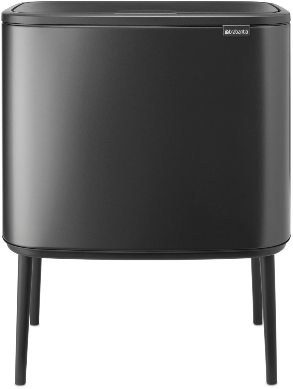 Brabantia Bo szemeteskosár 36 l fekete-szürke 233562