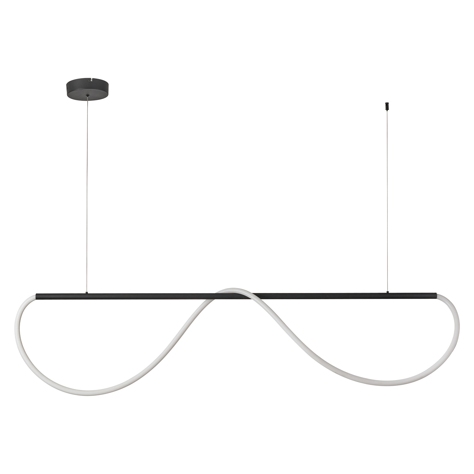 Light Prestige Meleca függőlámpa 1x36 W fehér-fekete LP-2345/1PMBK