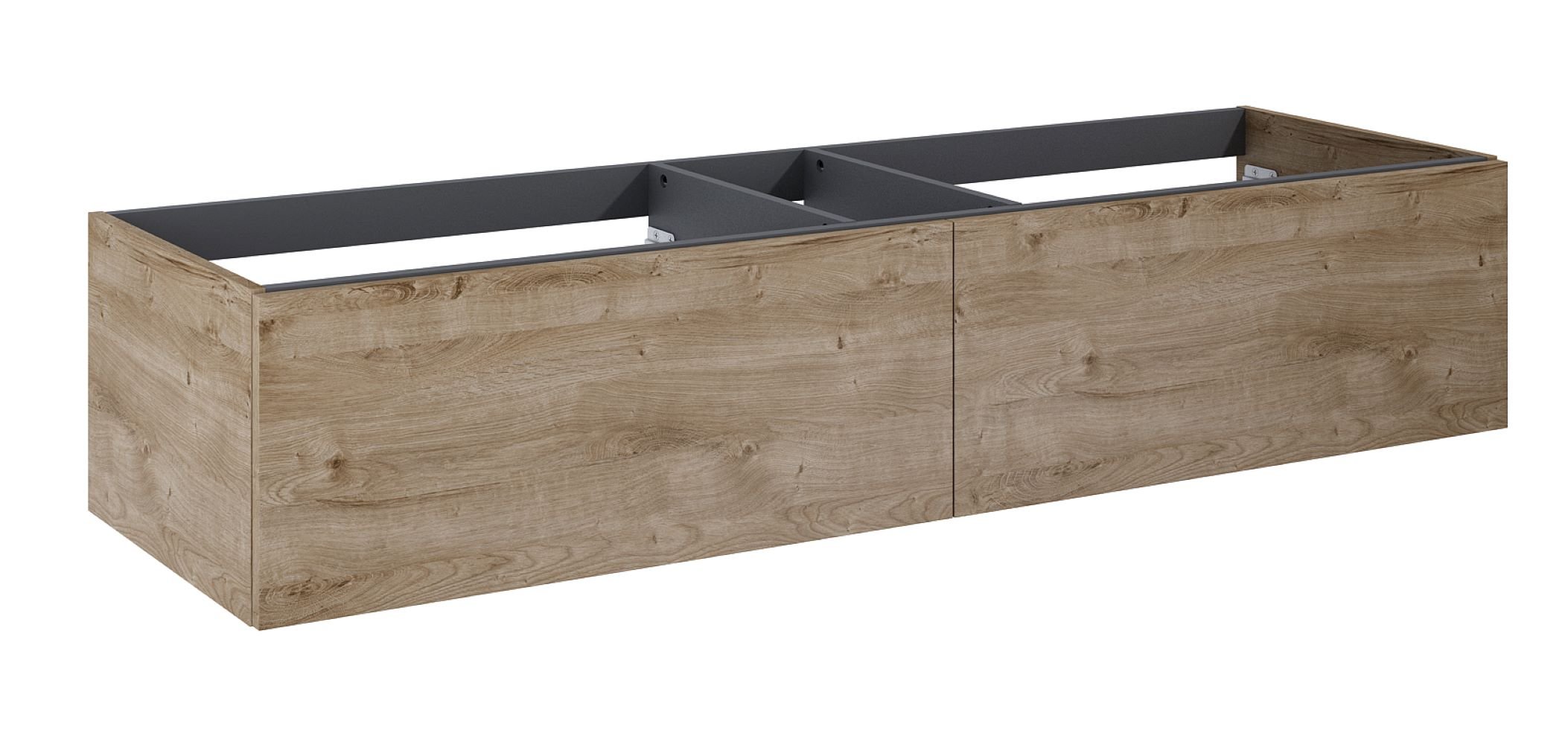 Elita Look Slim szekrény 160x44.9x31.8 cm mosdókagyló alá akasztható tölgy RE081604027050