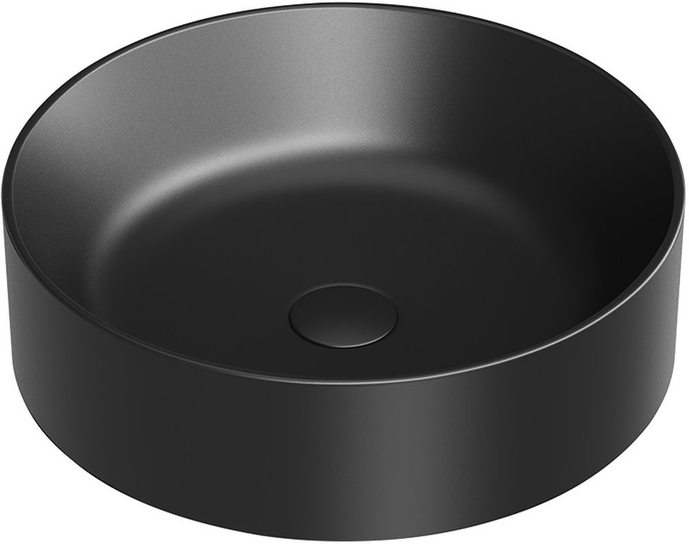 Catalano Zero mosdótál 45x45 cm kerek mosdótálak fekete 0123450022