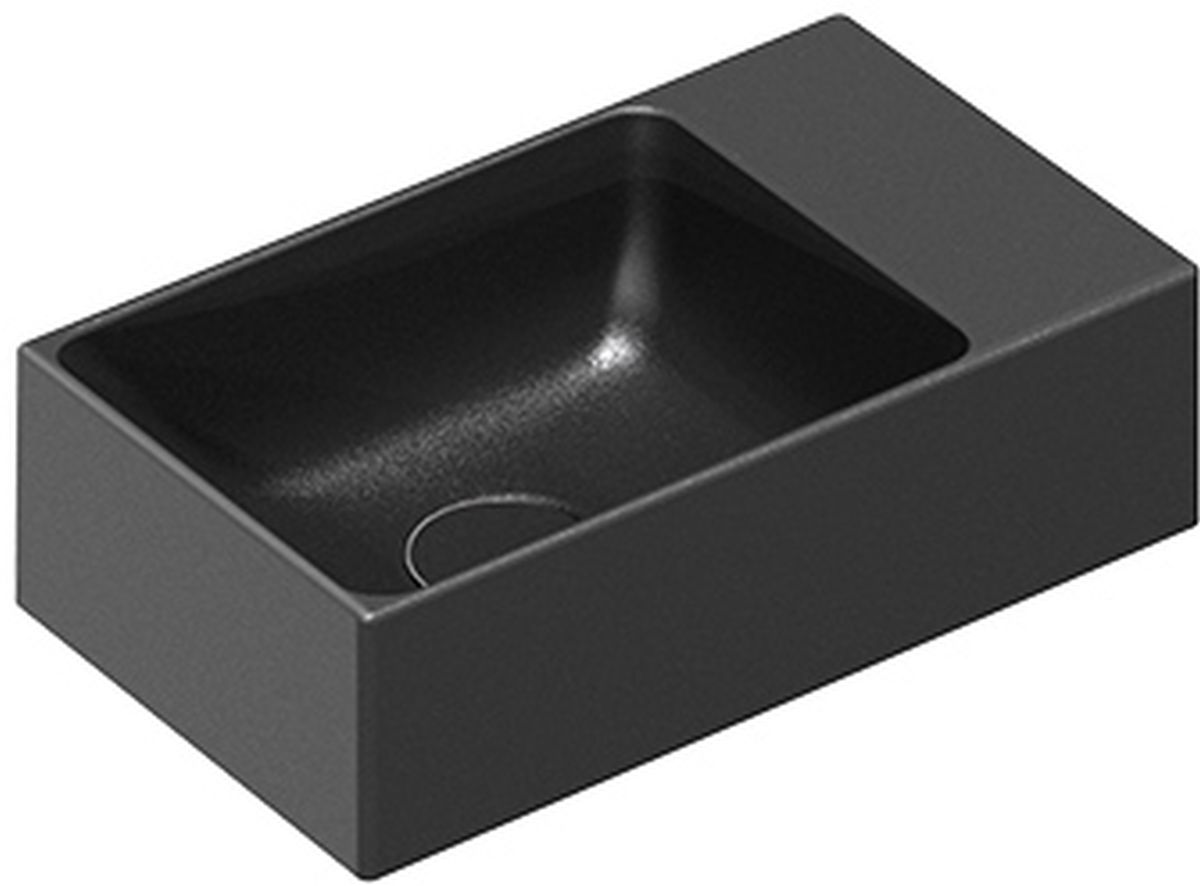 Catalano Verso mosdótál 40x23 cm négyszögletes klasszikus fekete 0220410022
