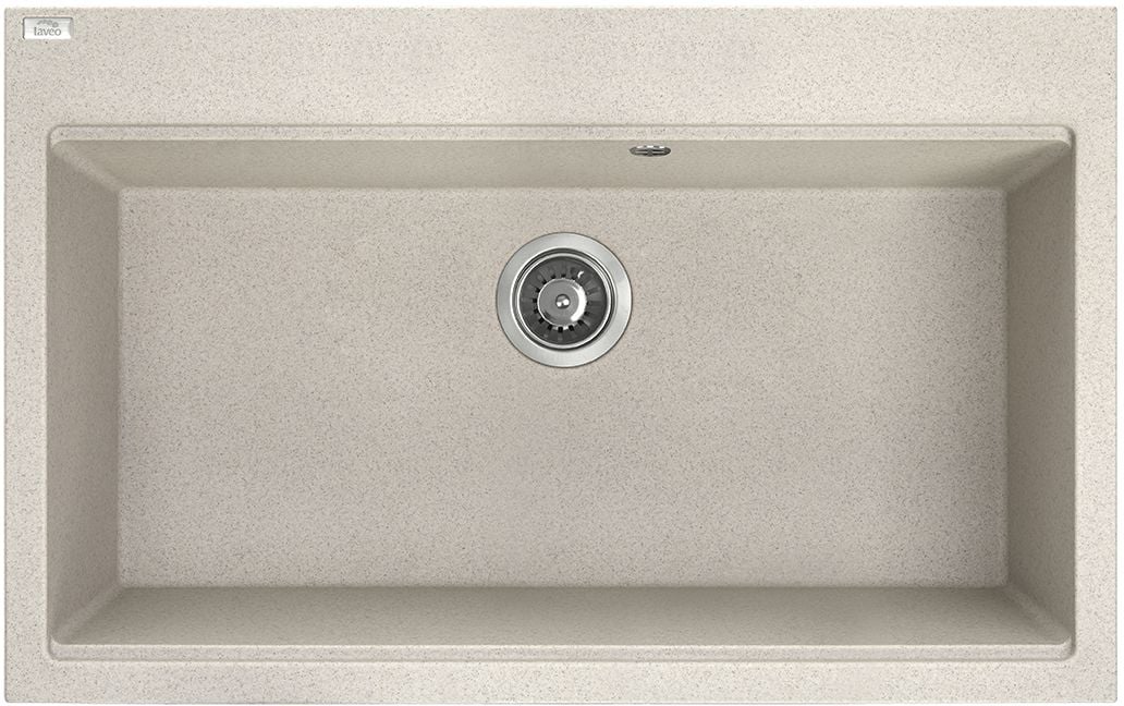 Laveo Tau gránit mosogató 80x50 cm bézs SBT4108