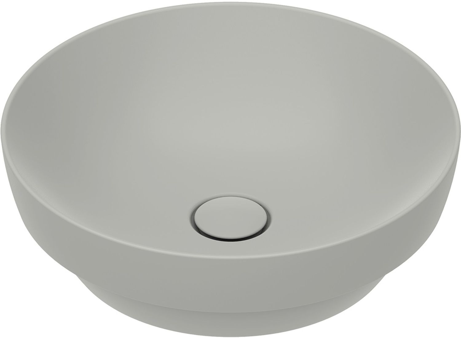 Catalano Sfera mosdótál 45x45 cm kerek süllyesztett szürke/kő 0524450023