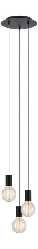 Markslöjd Cielo függőlámpa 3x40 W fekete 108733