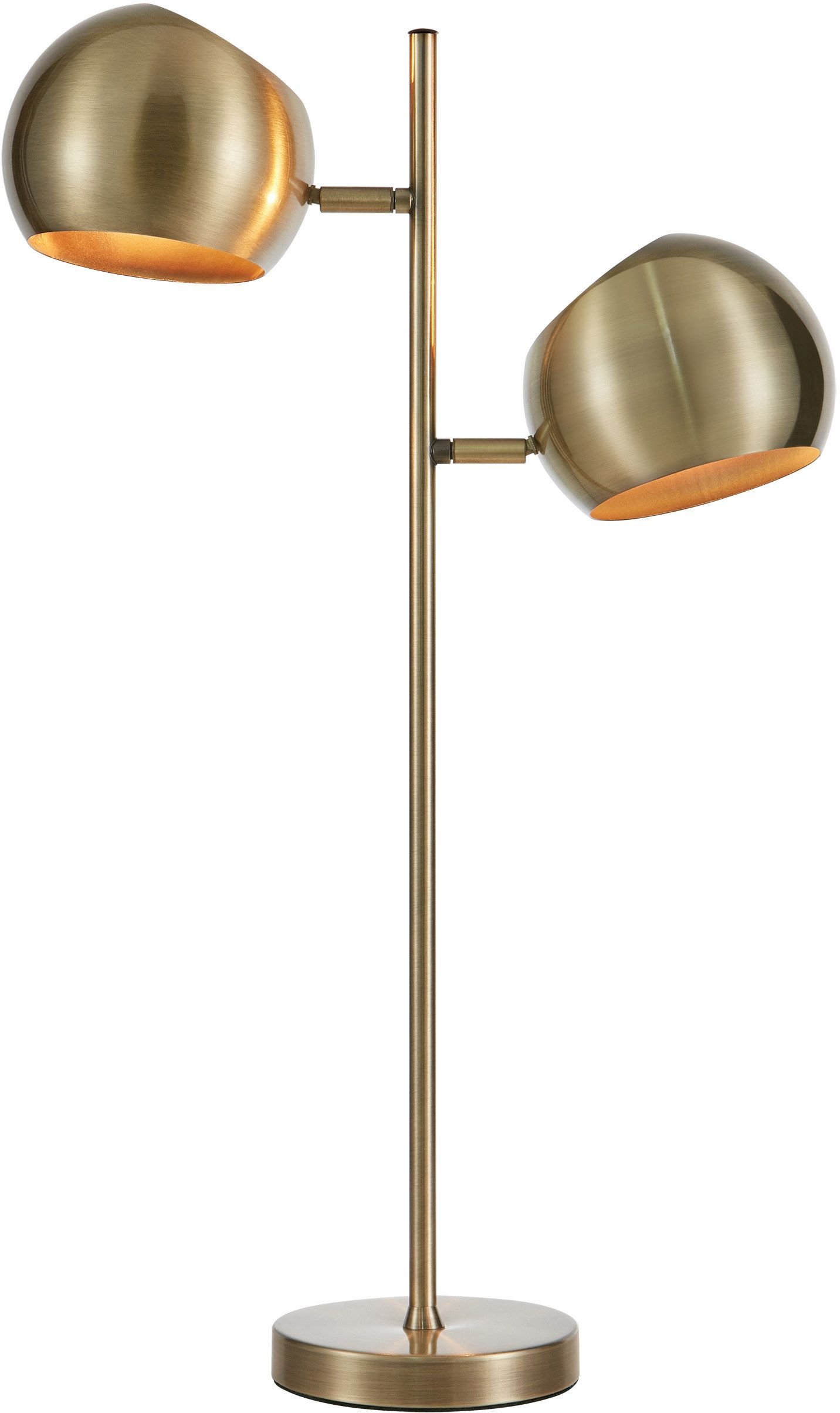 Markslöjd Edgar asztali lámpa 2x40 W sárgaréz 108692