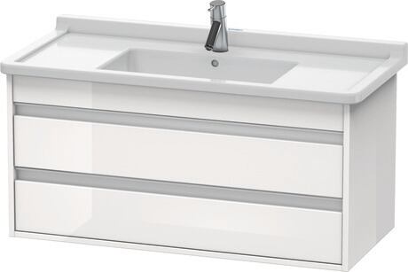 Duravit Ketho szekrény 100x45.5x48 cm Függesztett, mosdó alatti fehér KT664502222