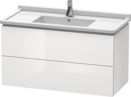 Duravit L-Cube szekrény 102x46.9x55.8 cm mosdókagyló alá akasztható fehér LC626602222