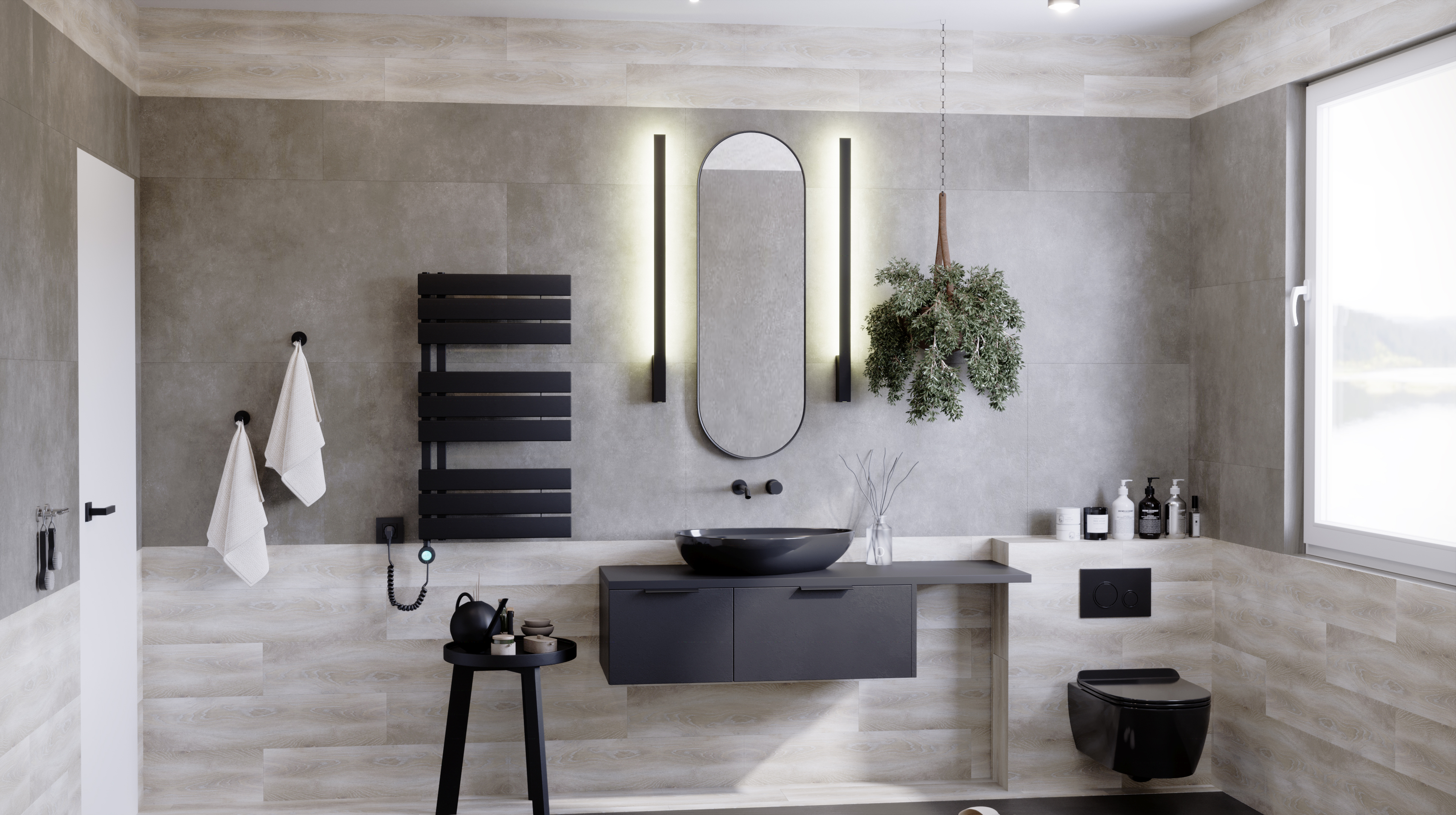 Készlet elektromos fűtés Luxrad Nobile Elektro NOB870500S040ERG, elektromos fűtőpatron Luxrad GLX GLX300CZ