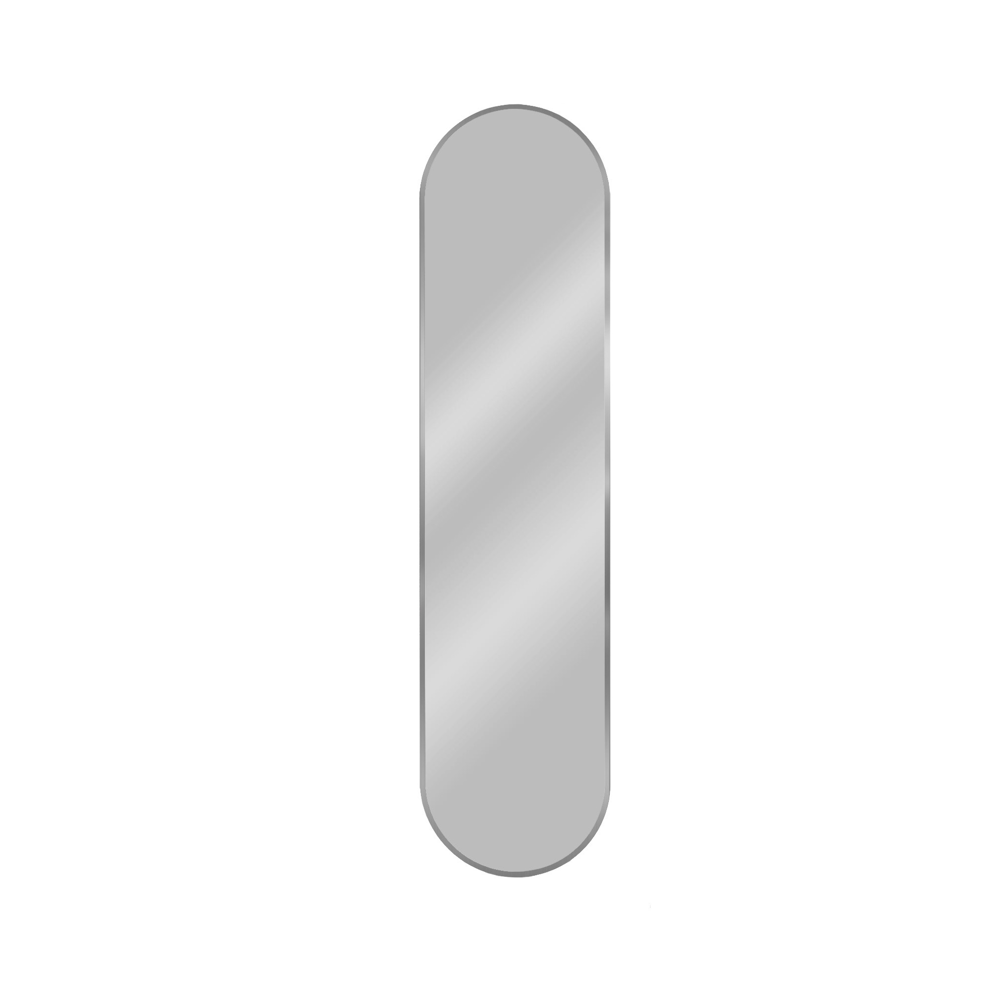 Baltica Design Tiny Border Pastille tükör 50x110 cm ovális ezüst 5904107924441