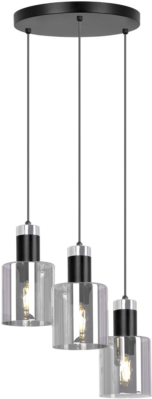 Kaja Brus függőlámpa 3x40 W fekete-grafit K-5252