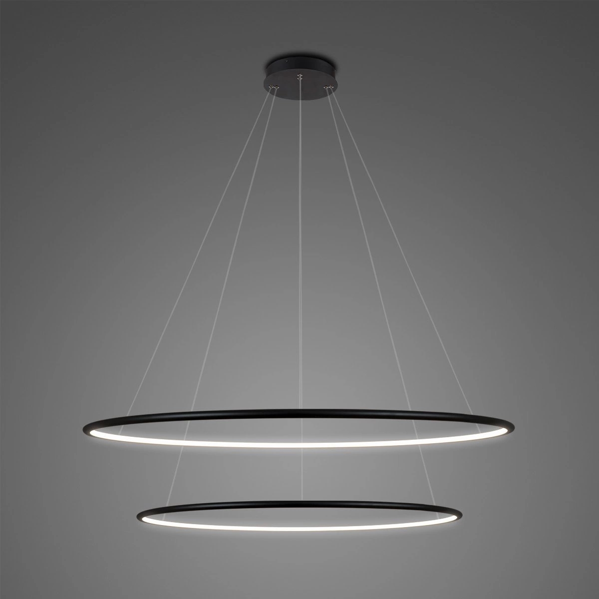 Altavola Design Ledowe Okręgi függőlámpa 2x53 W fekete LA074/P_80_in_4k_black