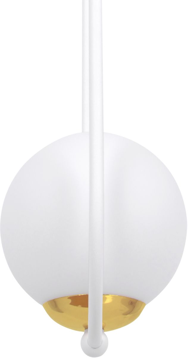 Kaja Arlena függőlámpa 1x40 W fehér-arany K-5300