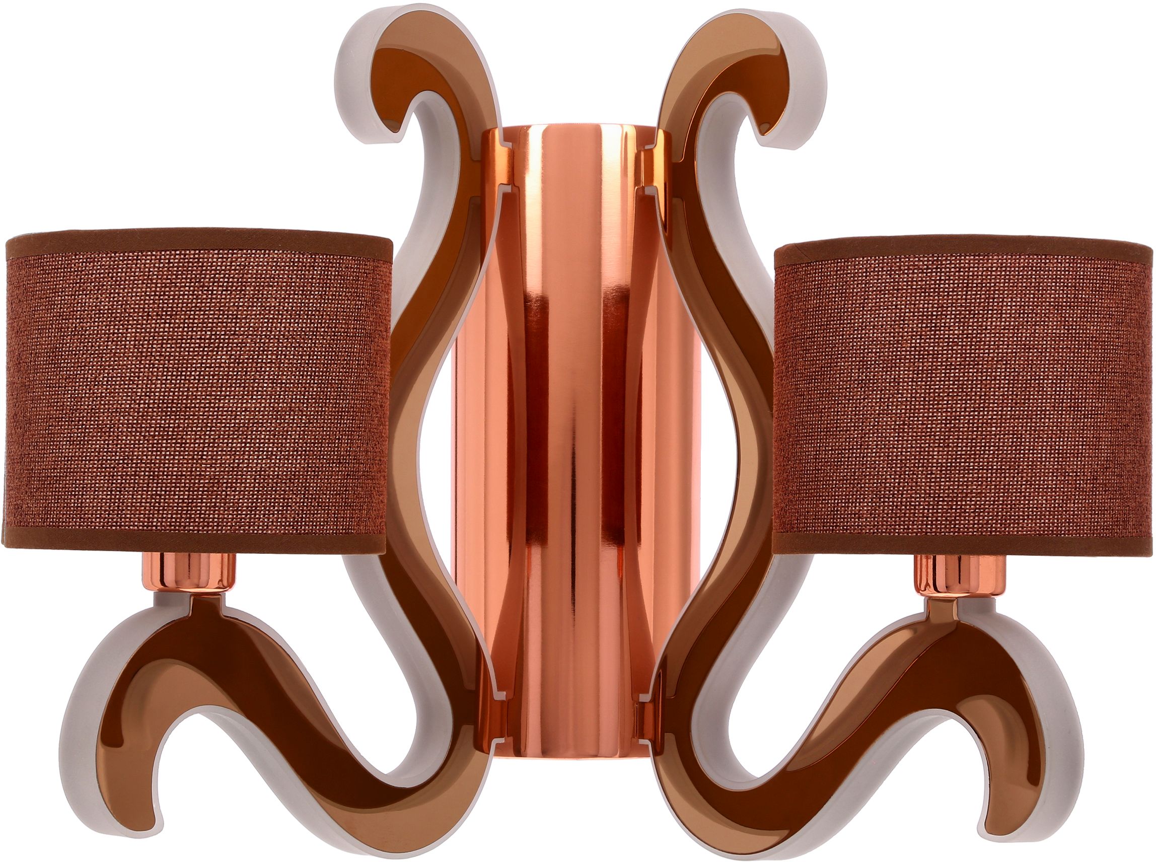 Candellux Ambrosia oldalfali lámpa 2x40 W réz 22-33529