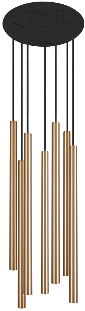 Nowodvorski Lighting Laser függőlámpa több mint 6x10 W fekete-sárgaréz 8921