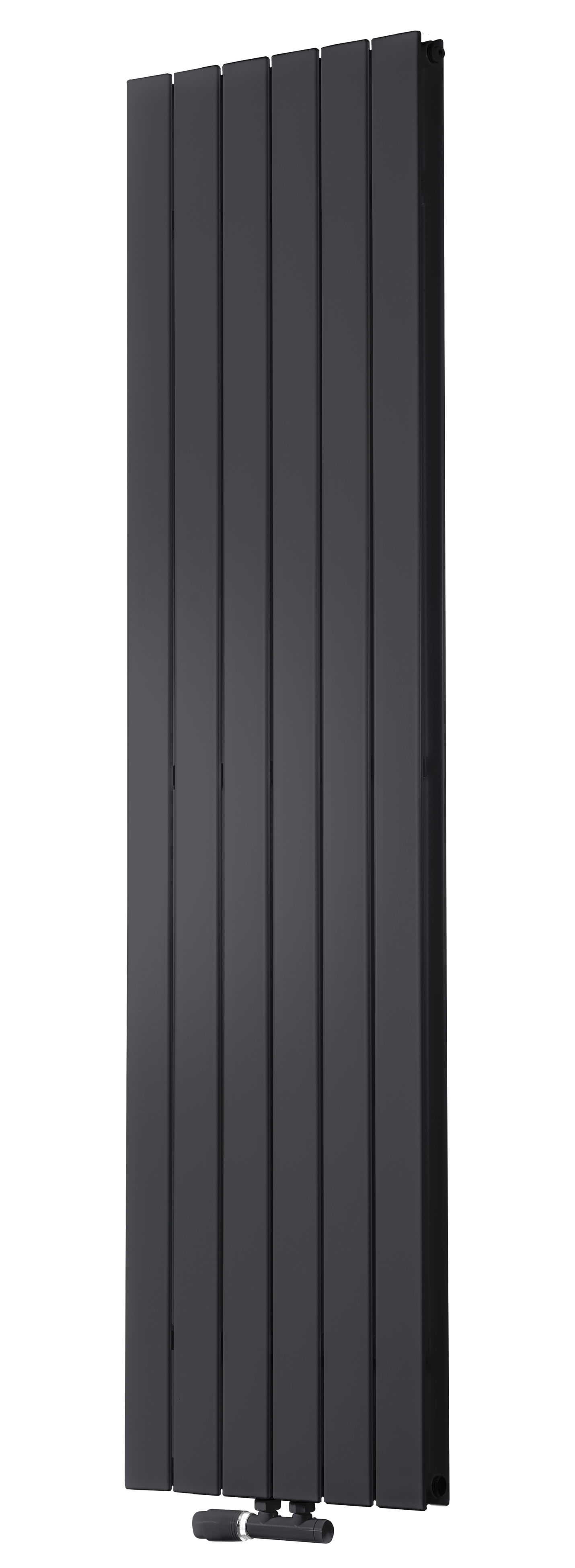 Luxrad Vertirad Podwójny dekoratív radiátor 170x44.5 cm podłączenie alsó fekete VERP1700445S040ZDC