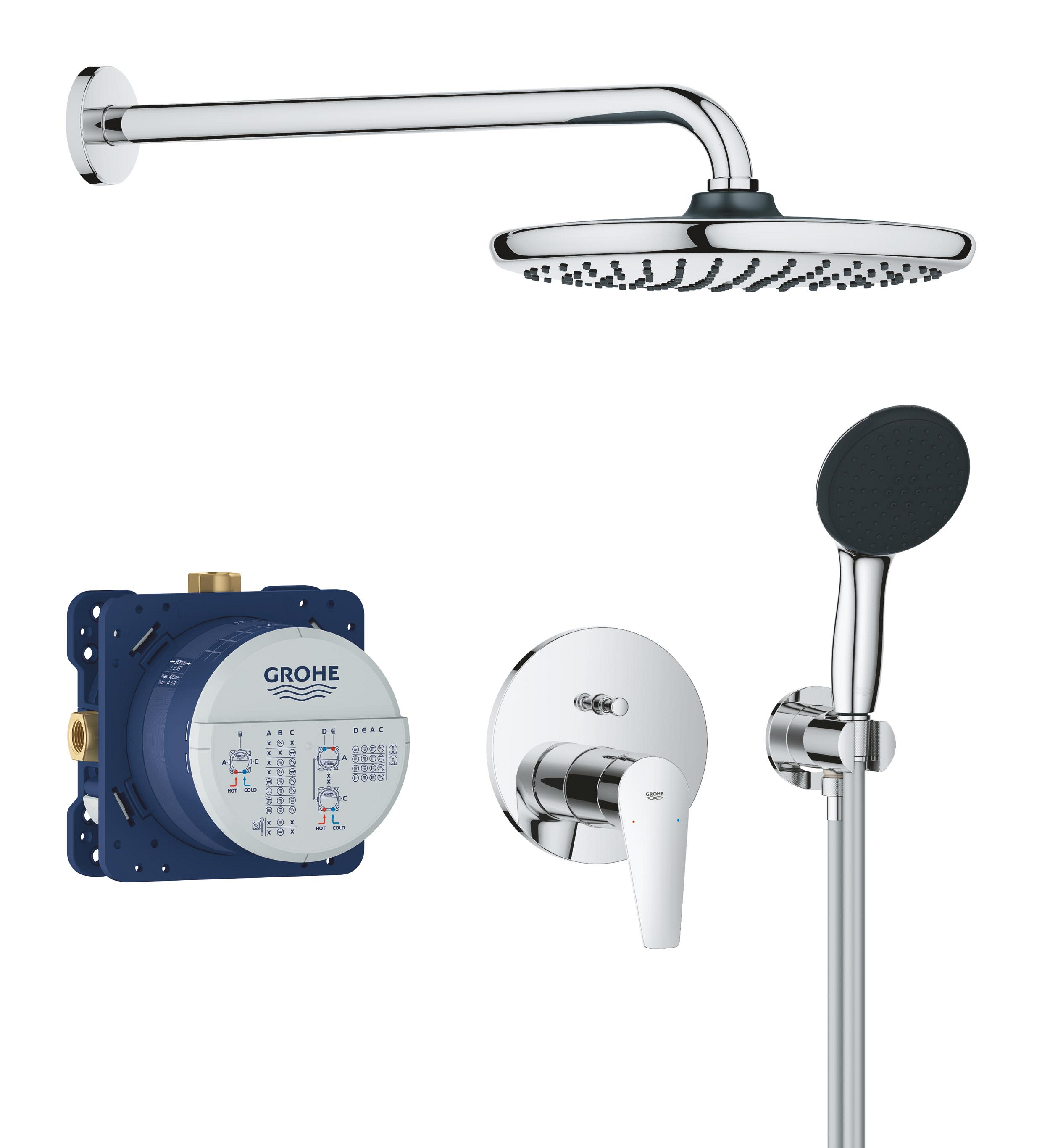 Grohe Start Edge zuhany készlet beépített Igen króm 25293000