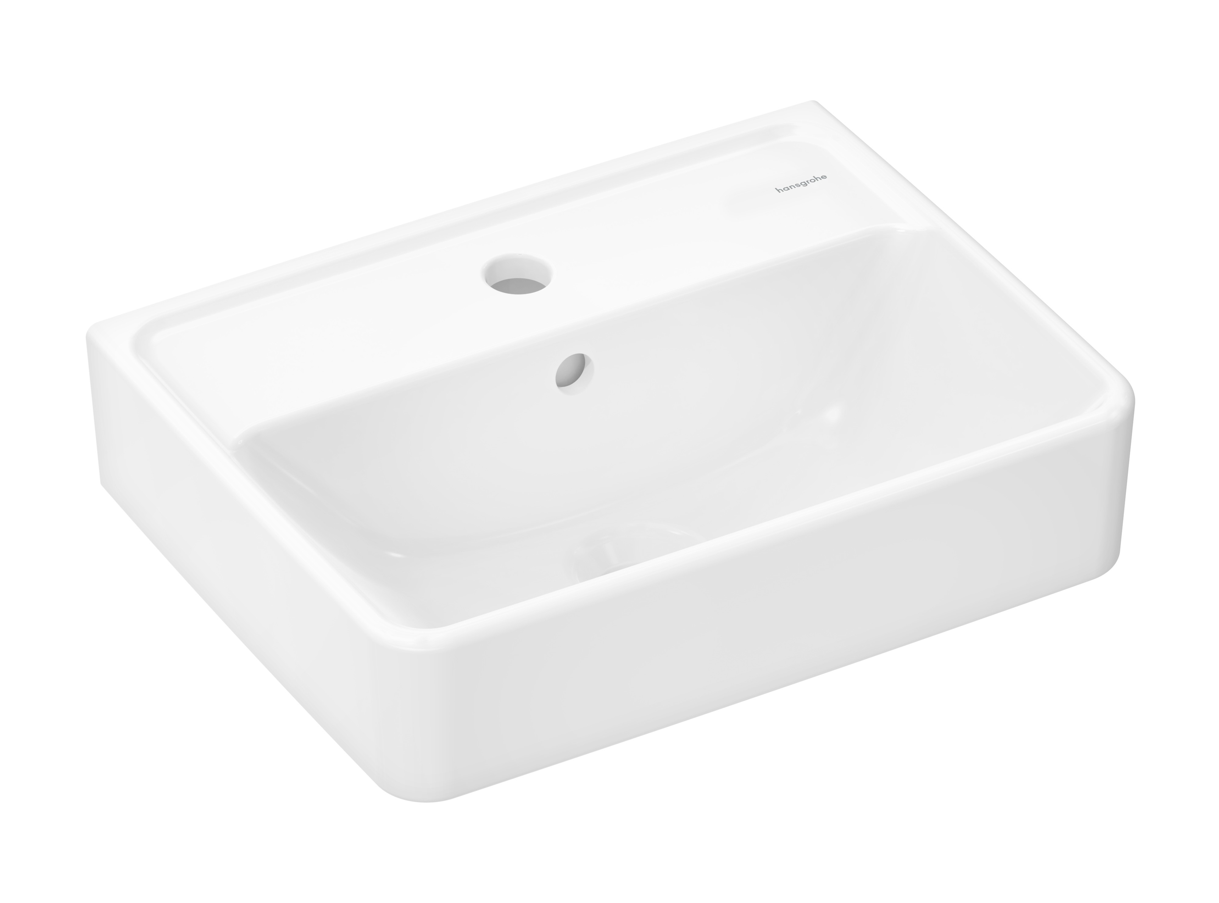 Hansgrohe Xanuia Q mosdótál 45x34 cm négyszögletes klasszikus fehér 60130450