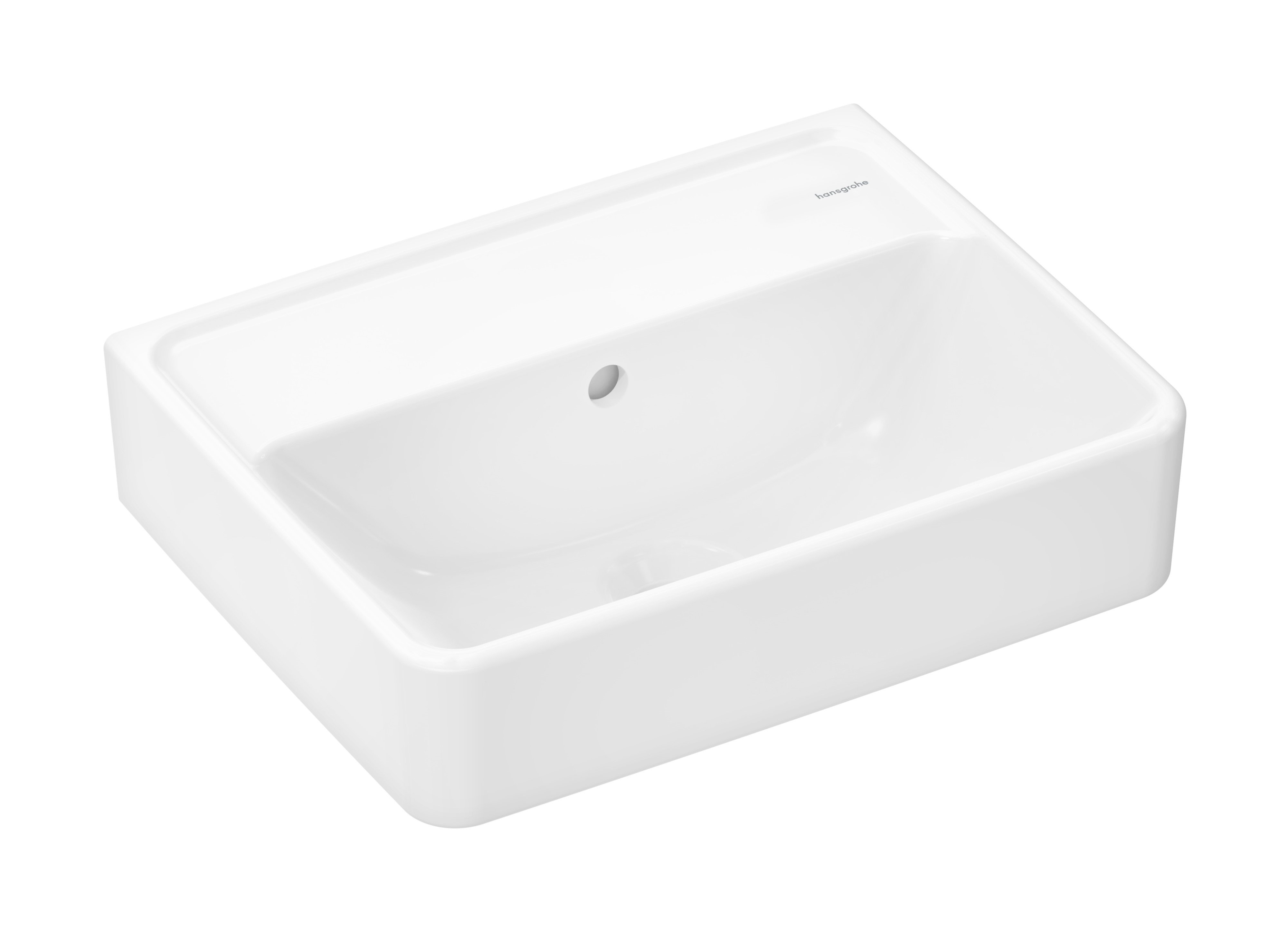 Hansgrohe Xanuia Q mosdótál 45x34 cm négyszögletes klasszikus fehér 61140450