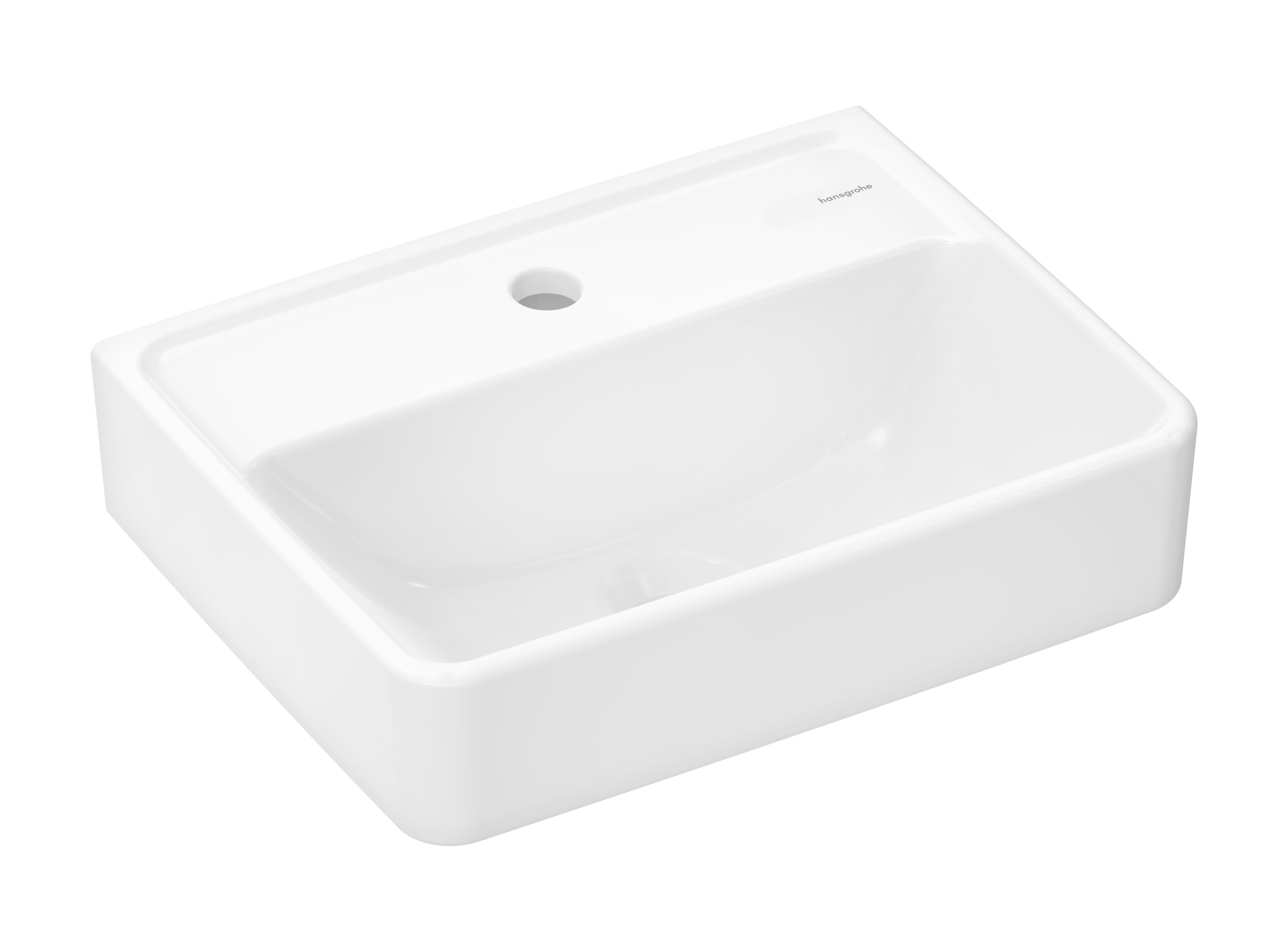 Hansgrohe Xanuia Q mosdótál 45x34 cm négyszögletes klasszikus fehér 61141450