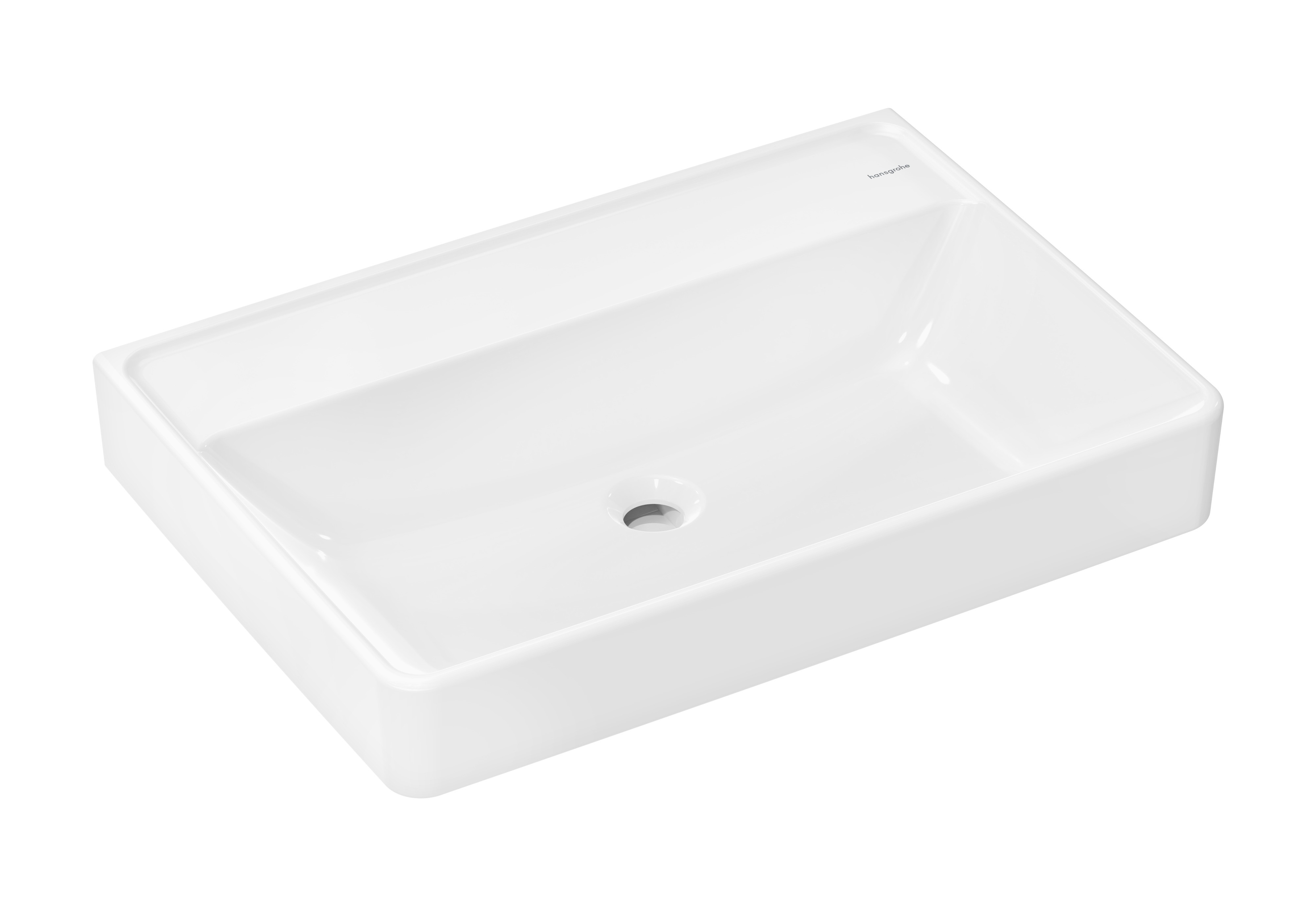 Hansgrohe Xanuia Q mosdótál 70x48 cm négyszögletes klasszikus fehér 60224450