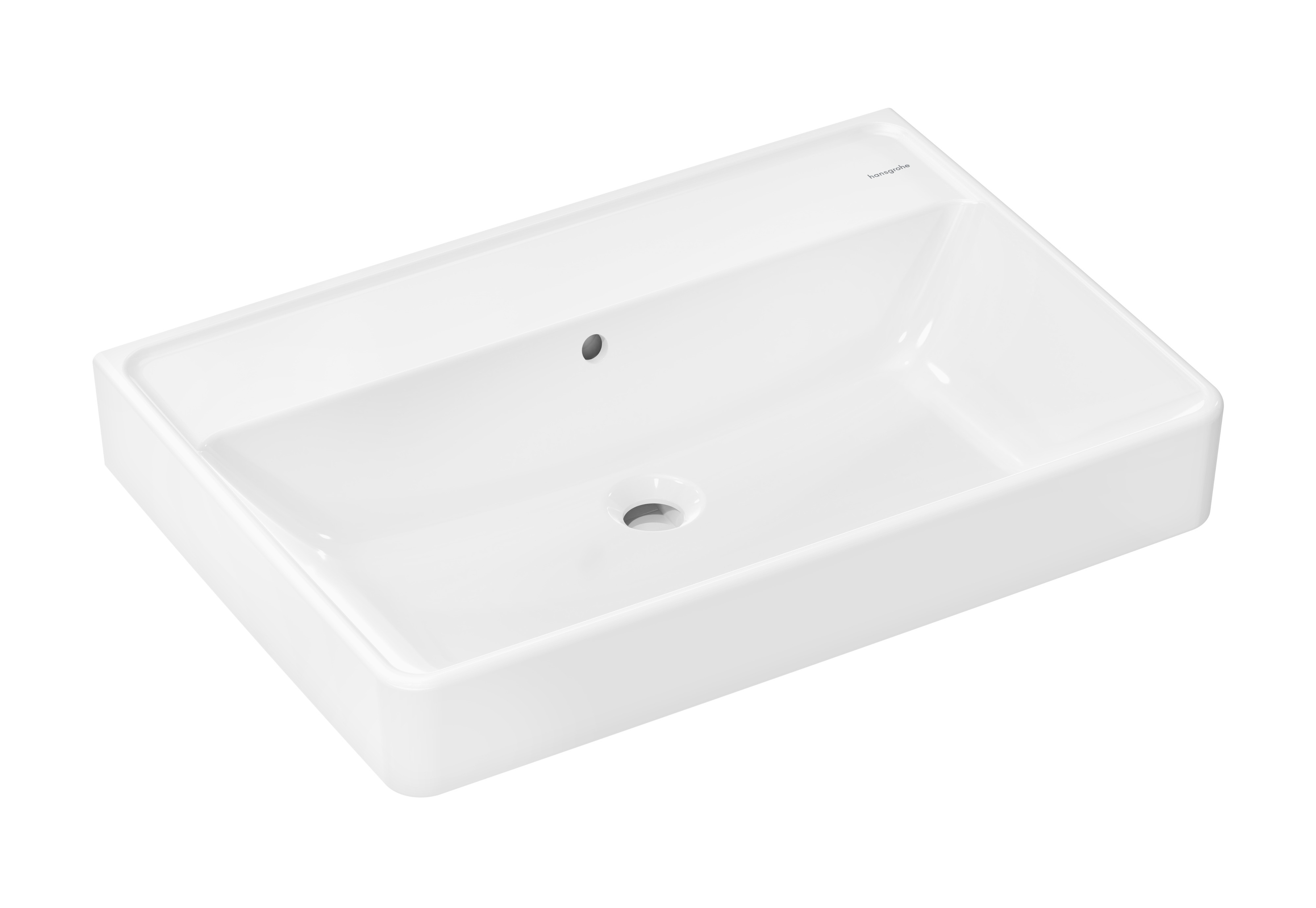 Hansgrohe Xanuia Q mosdótál 70x48 cm négyszögletes klasszikus-mosdótálak fehér 60249450