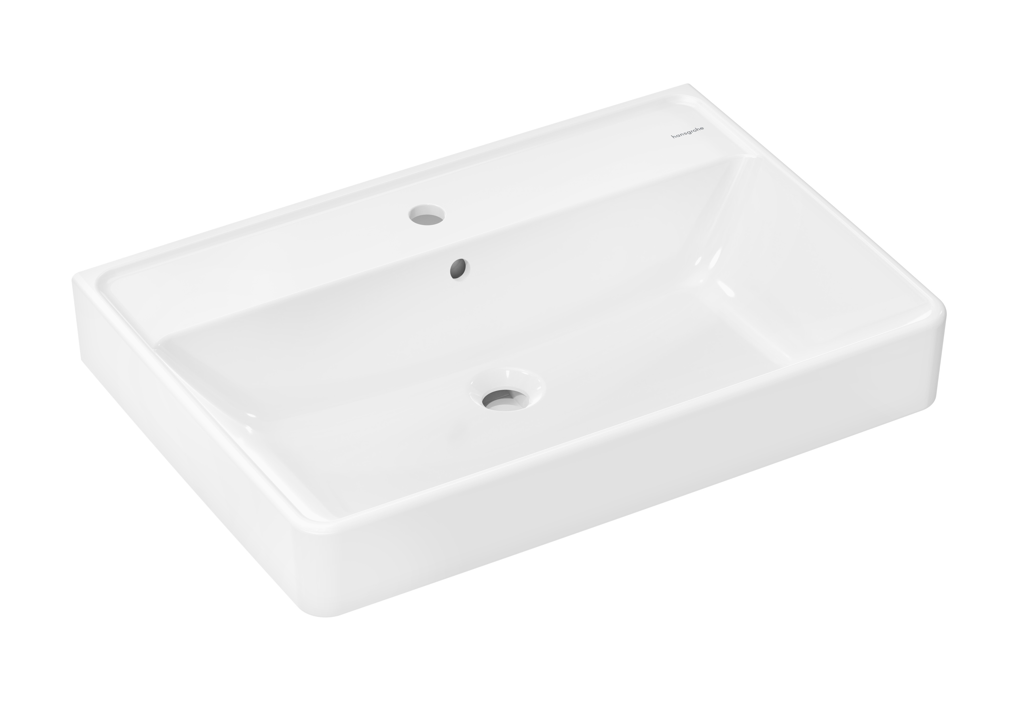 Hansgrohe Xanuia Q mosdótál 70x48 cm négyszögletes klasszikus-mosdótálak fehér 60248450