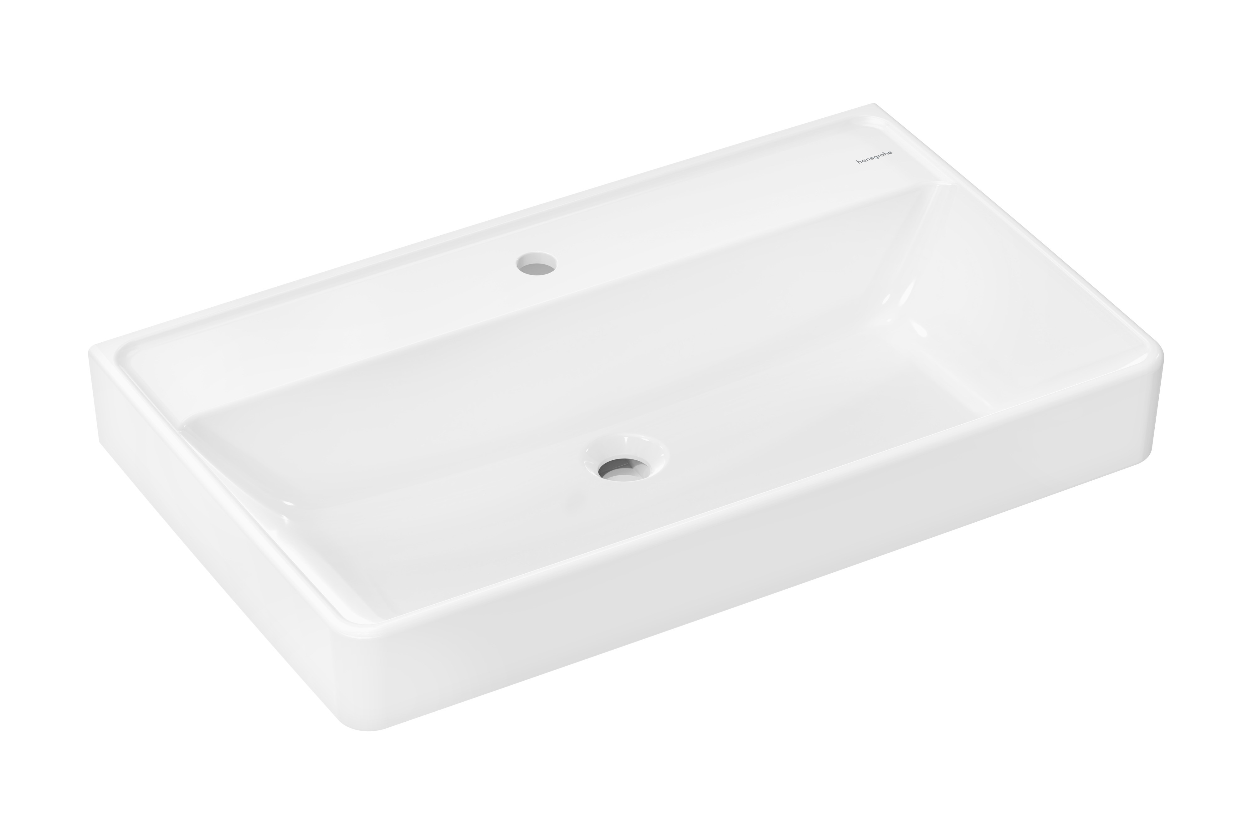 Hansgrohe Xanuia Q mosdótál 80x48 cm négyszögletes klasszikus fehér 61138450