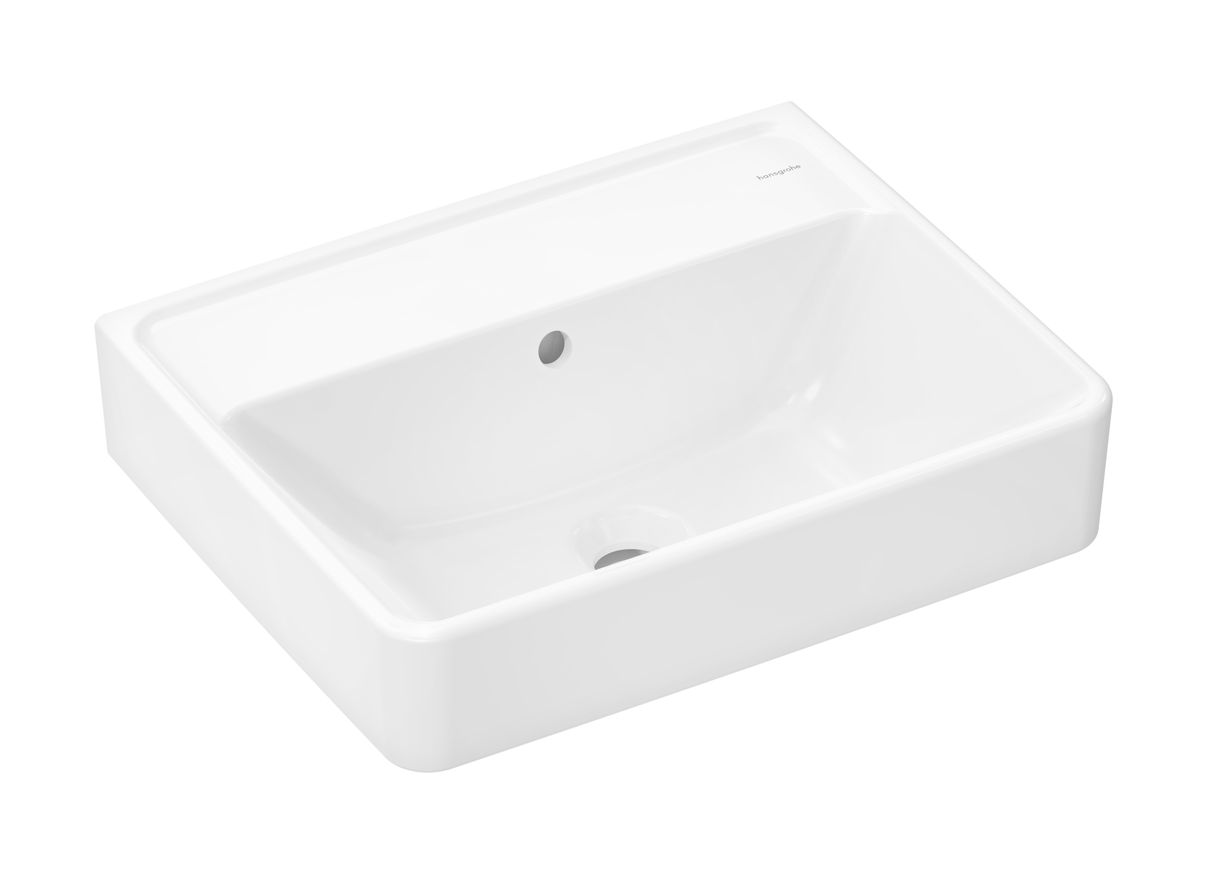 Hansgrohe Xanuia Q mosdótál 50x39 cm négyszögletes klasszikus fehér 61143450