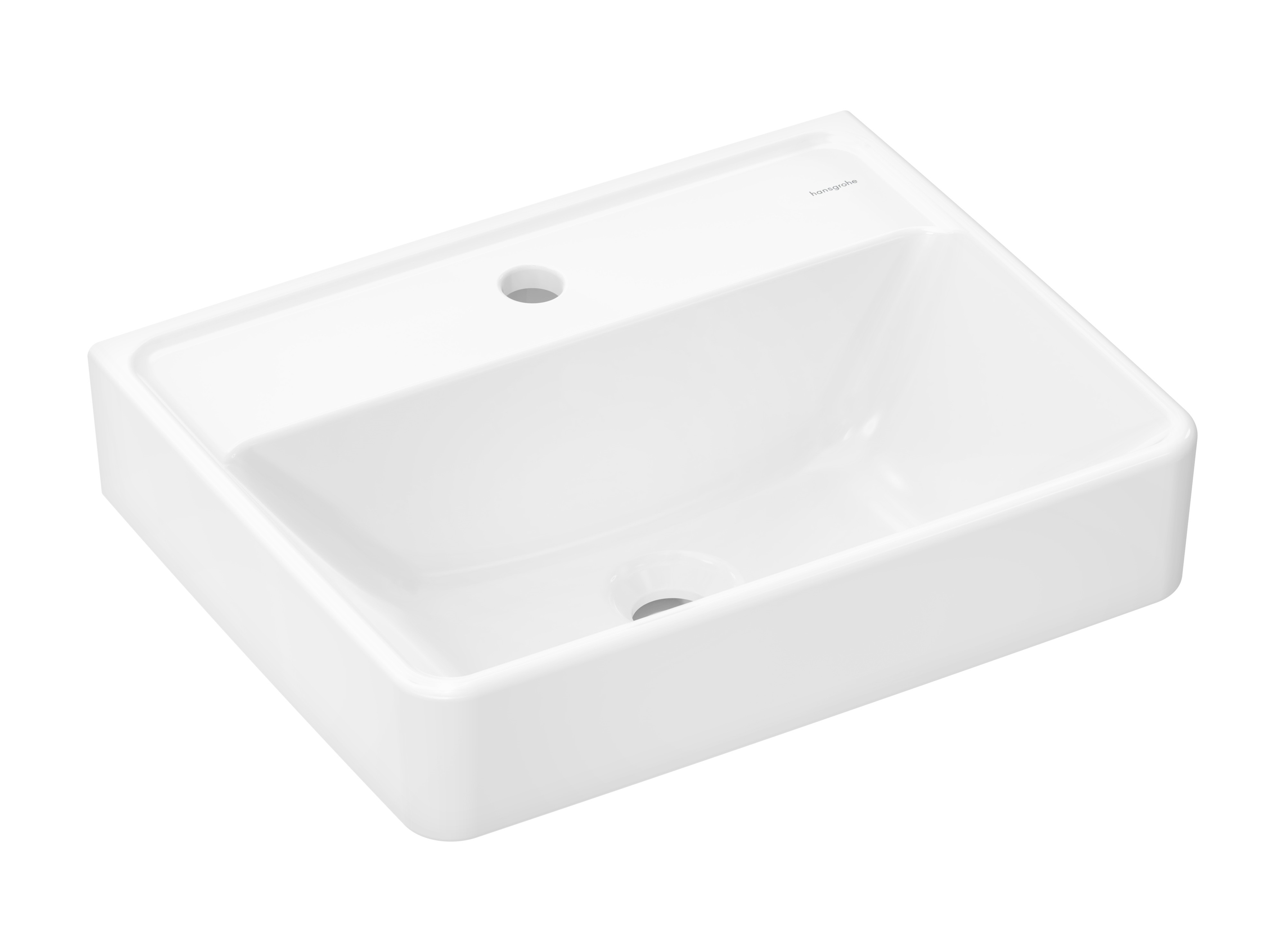 Hansgrohe Xanuia Q mosdótál 50x39 cm négyszögletes klasszikus fehér 60233450