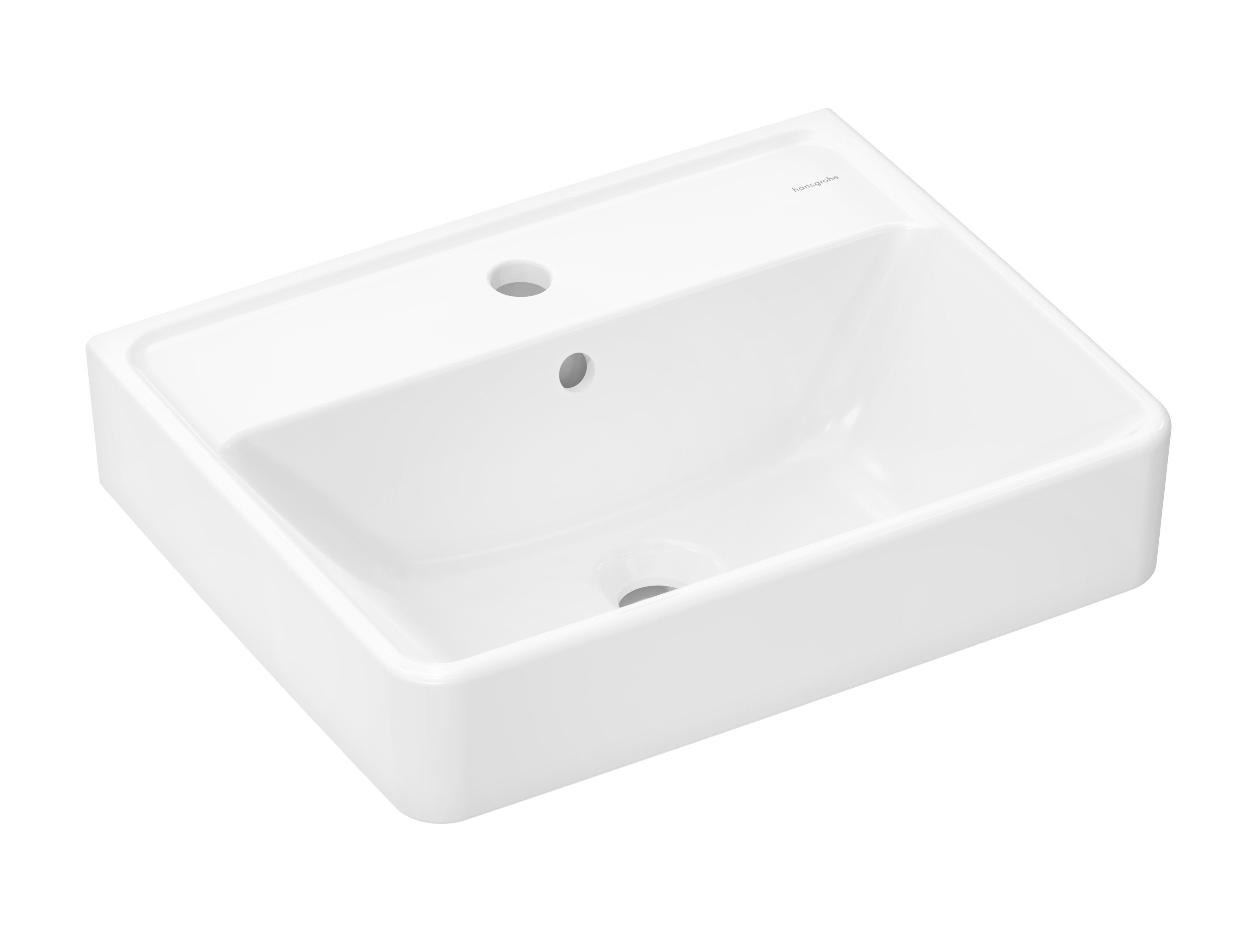 Hansgrohe Xanuia Q mosdótál 50x39 cm négyszögletes klasszikus fehér 61008450