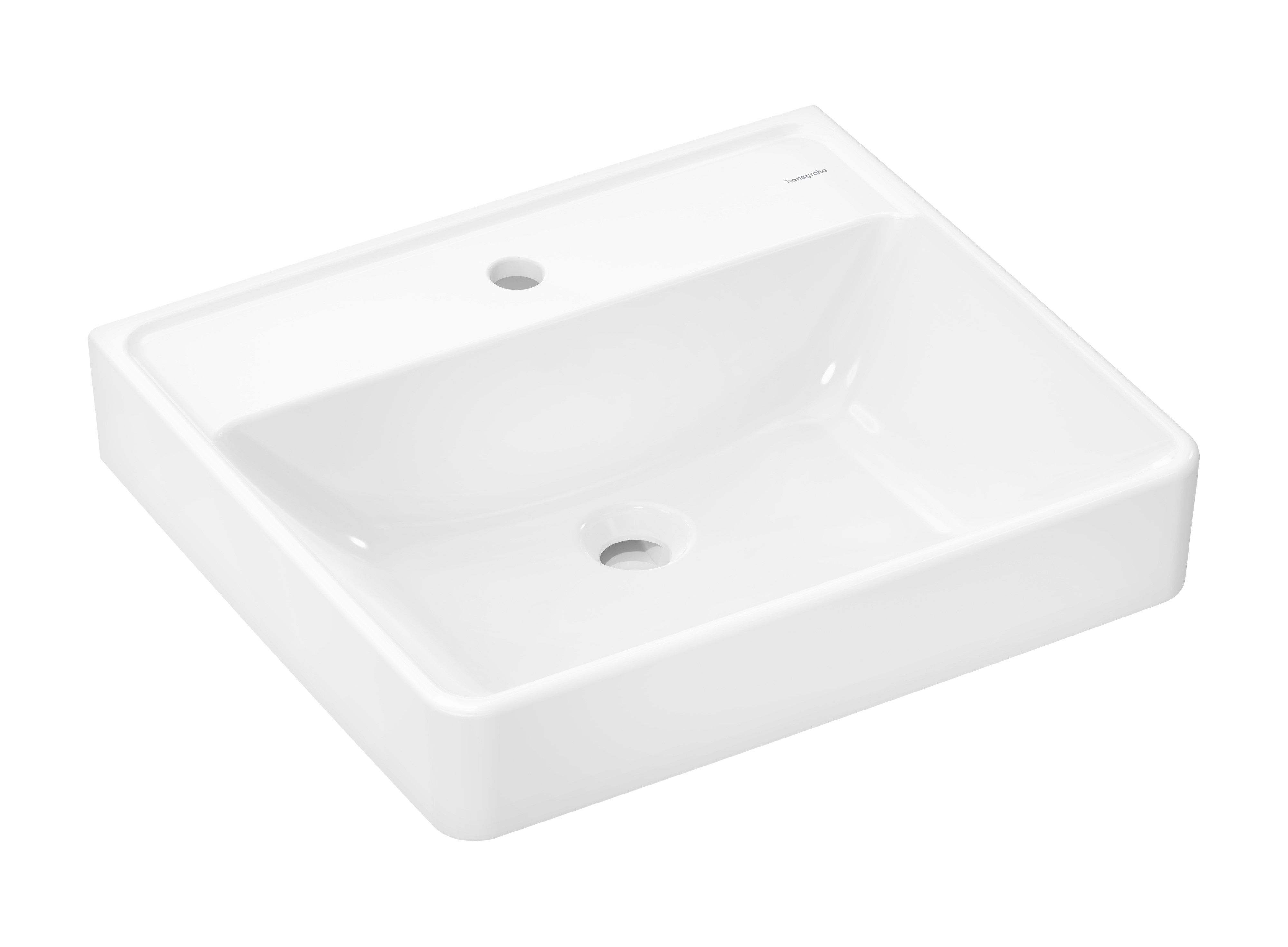 Hansgrohe Xanuia Q mosdótál 55x48 cm négyszögletes klasszikus fehér 61147450