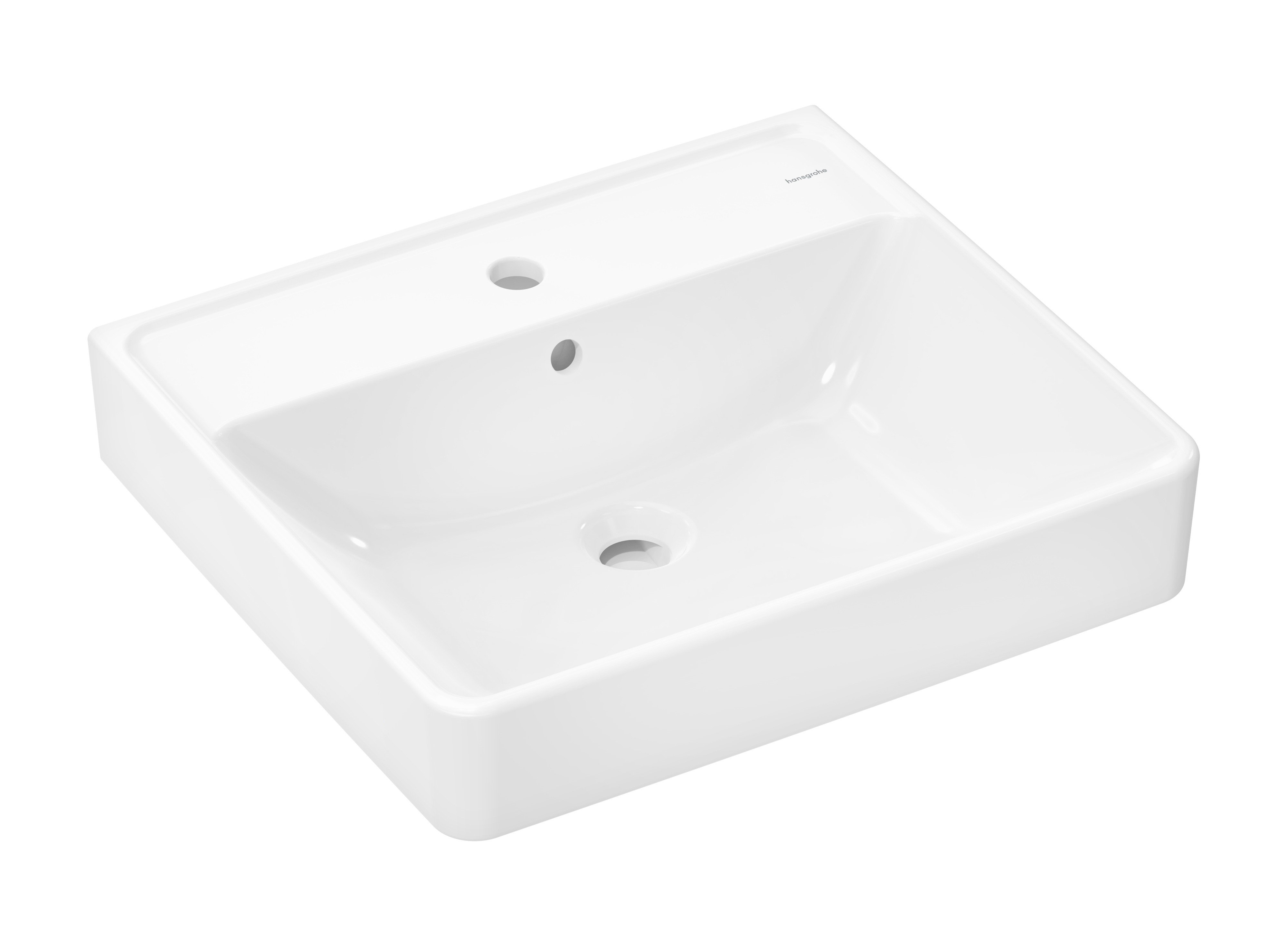 Hansgrohe Xanuia Q mosdótál 55x48 cm négyszögletes klasszikus-mosdótálak fehér 60238450