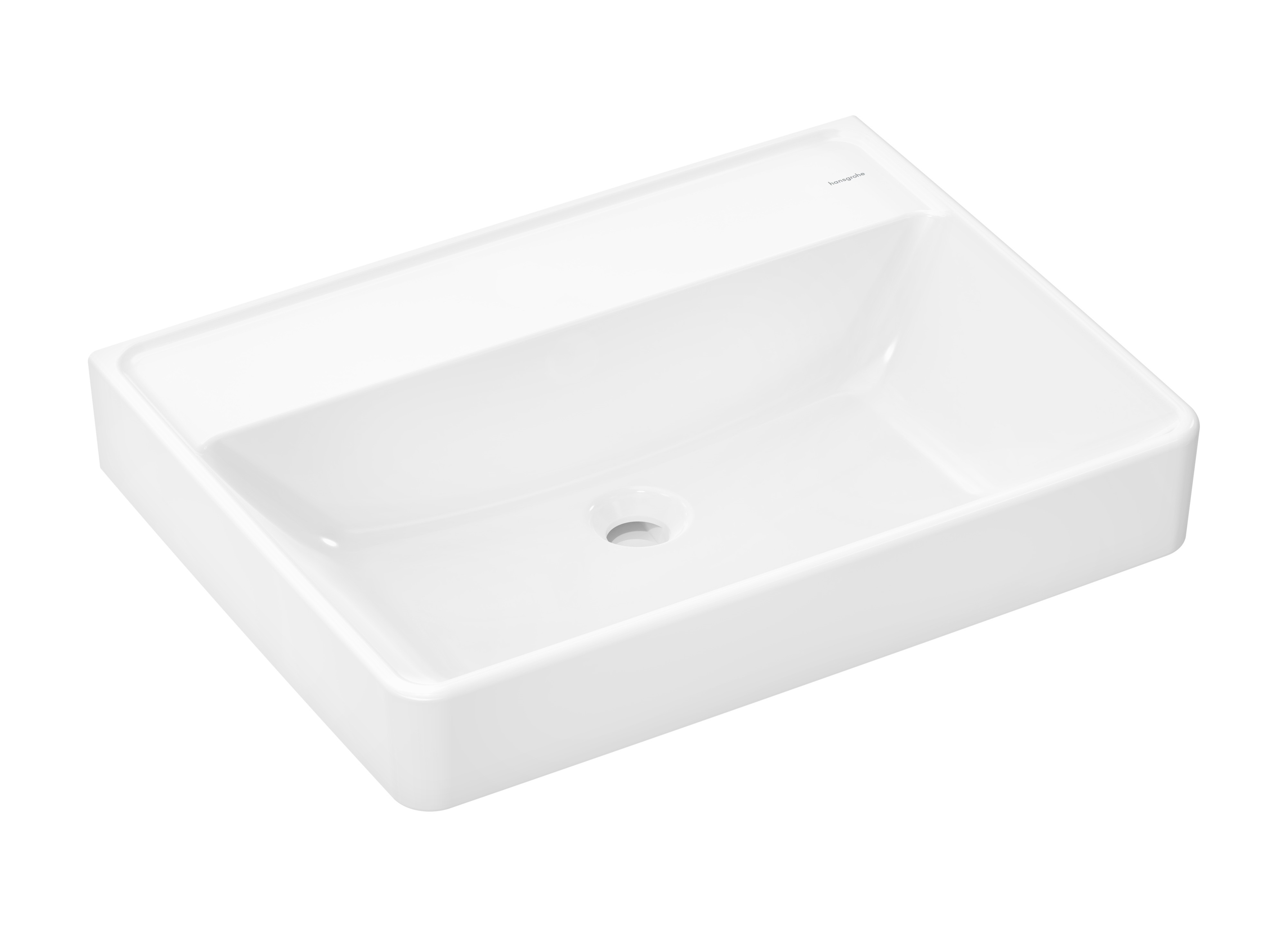 Hansgrohe Xanuia Q mosdótál 65x48 cm négyszögletes klasszikus fehér 60247450