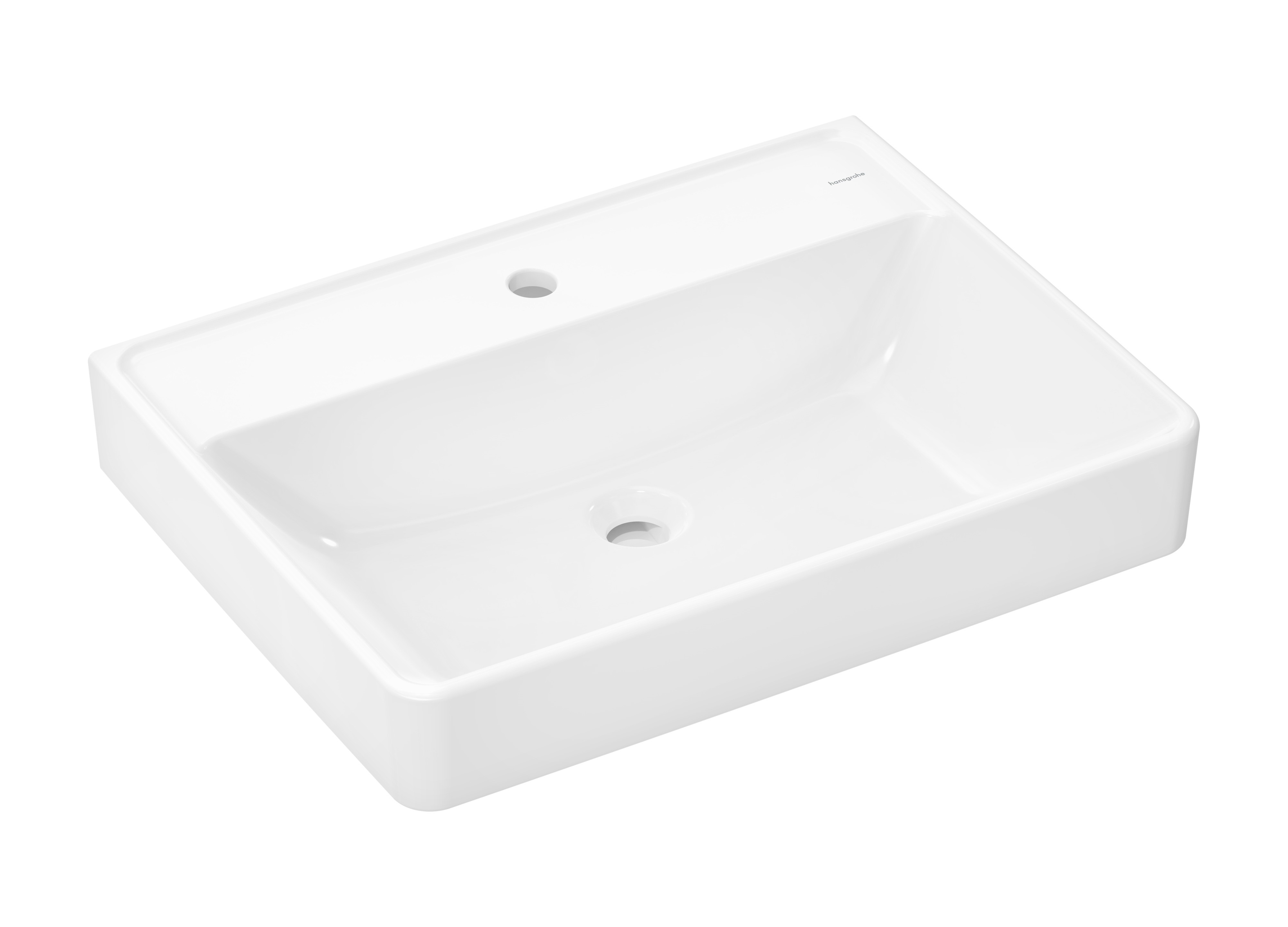 Hansgrohe Xanuia Q mosdótál 65x48 cm négyszögletes klasszikus fehér 61153450