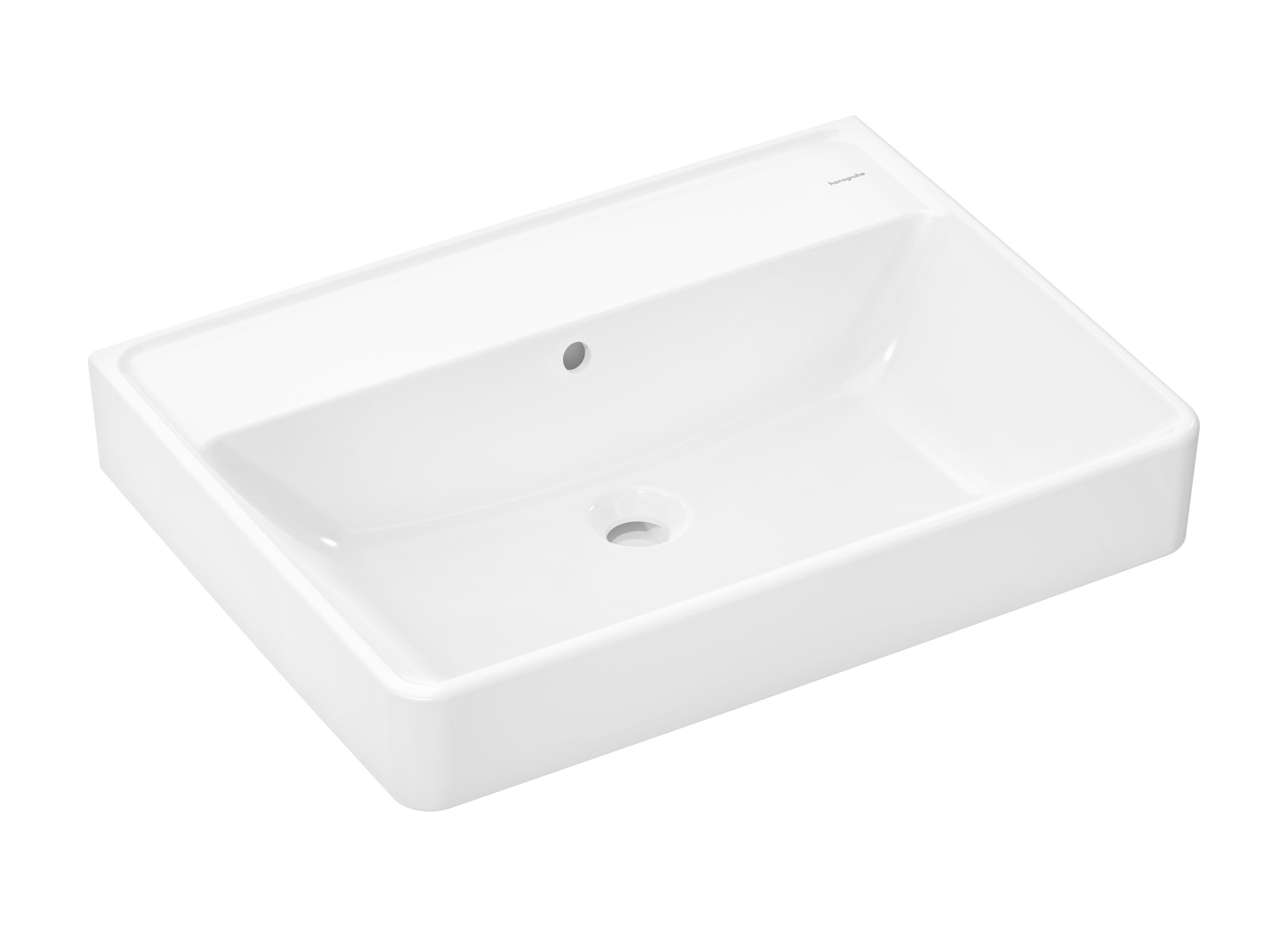 Hansgrohe Xanuia Q mosdótál 65x48 cm négyszögletes klasszikus-mosdótálak fehér 60254450