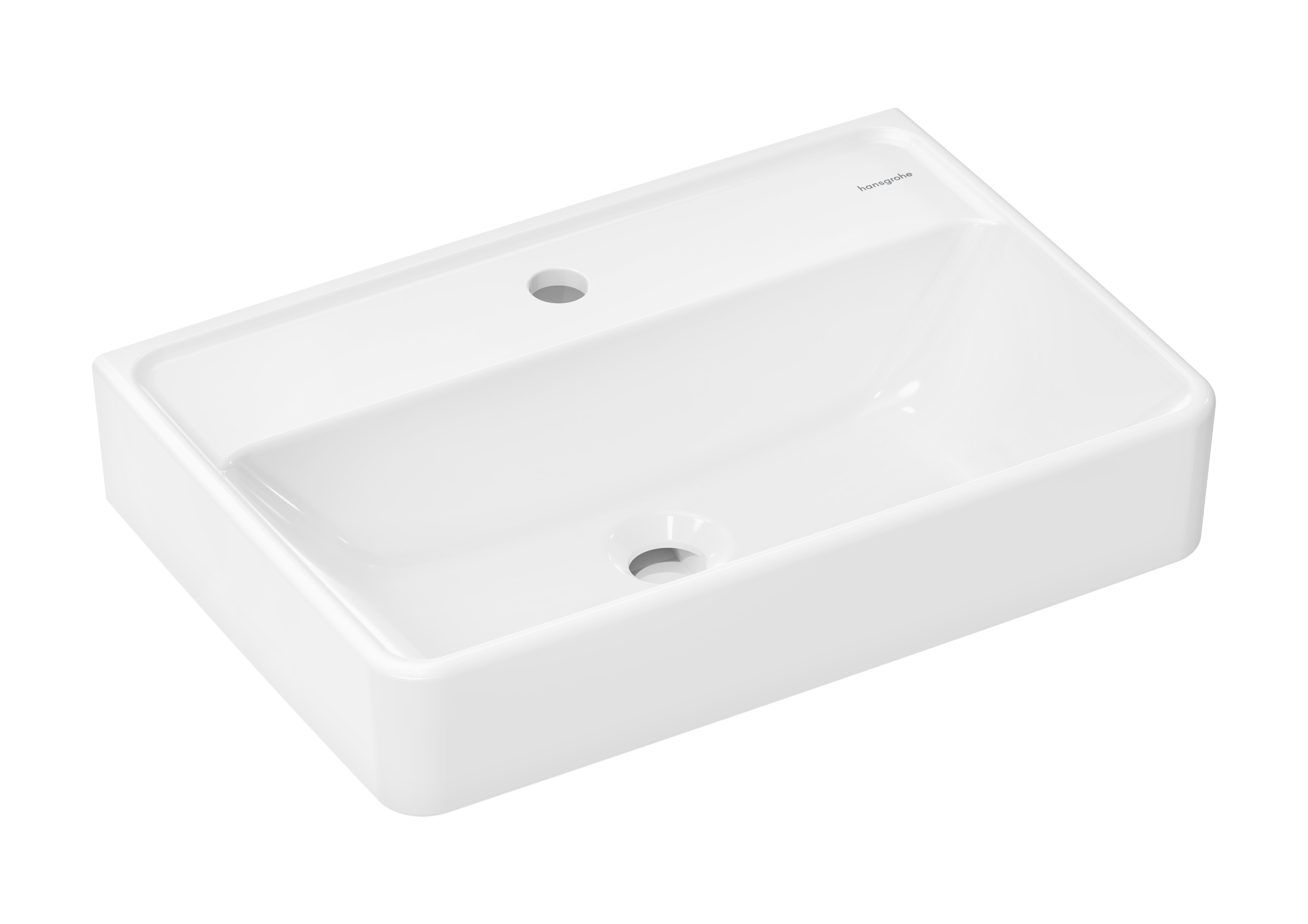 Hansgrohe Xanuia Q mosdótál 55x37 cm négyszögletes klasszikus fehér 61122450