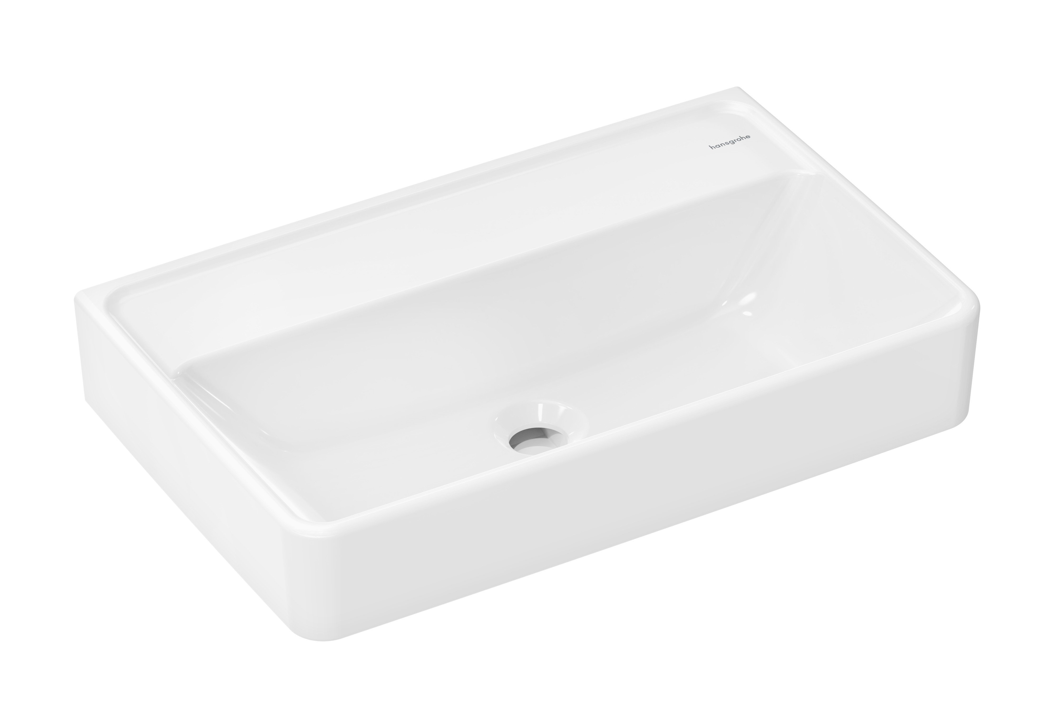 Hansgrohe Xanuia Q mosdótál 60x37 cm négyszögletes klasszikus fehér 60216450