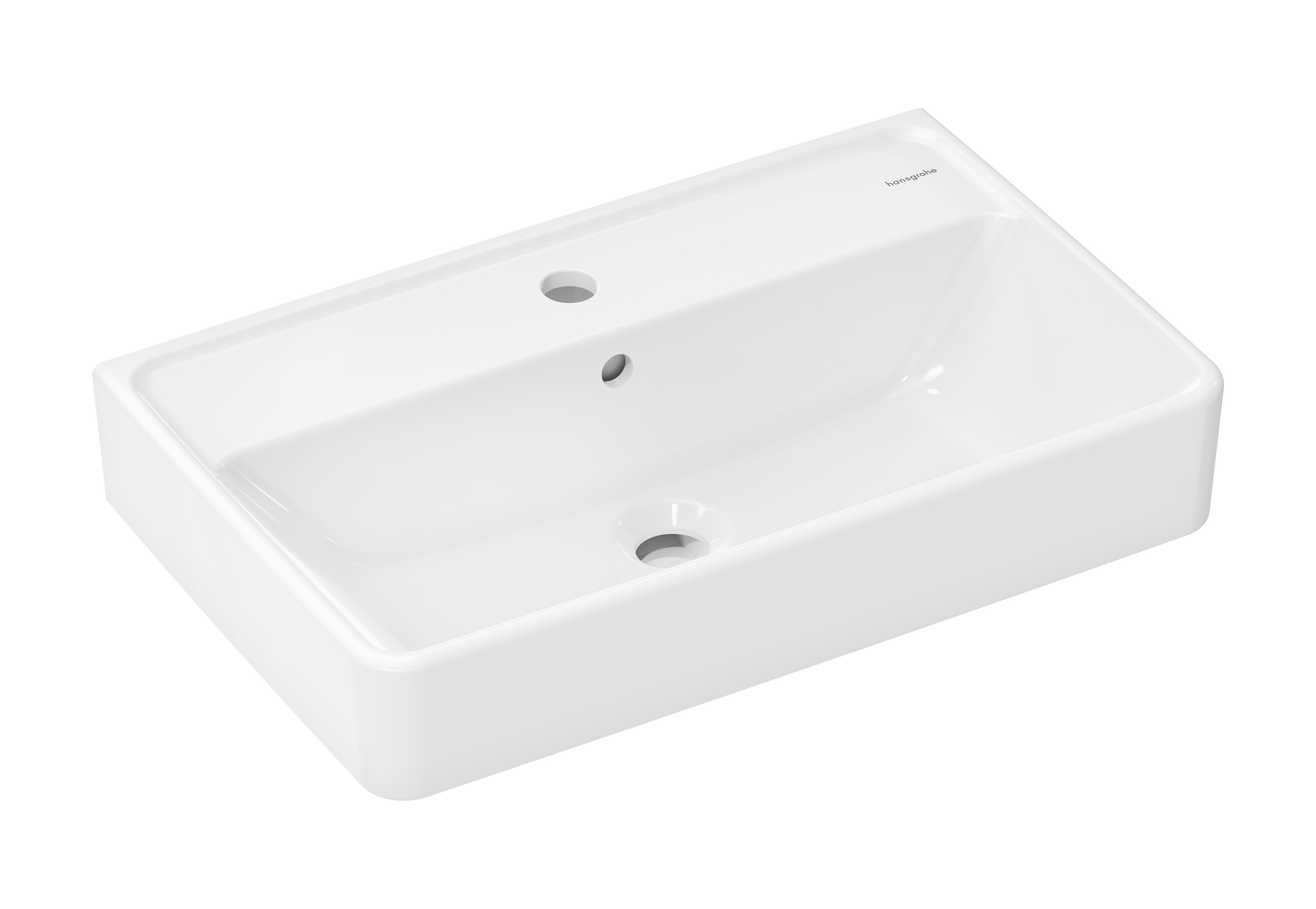 Hansgrohe Xanuia Q mosdótál 60x37 cm négyszögletes klasszikus fehér 60213450
