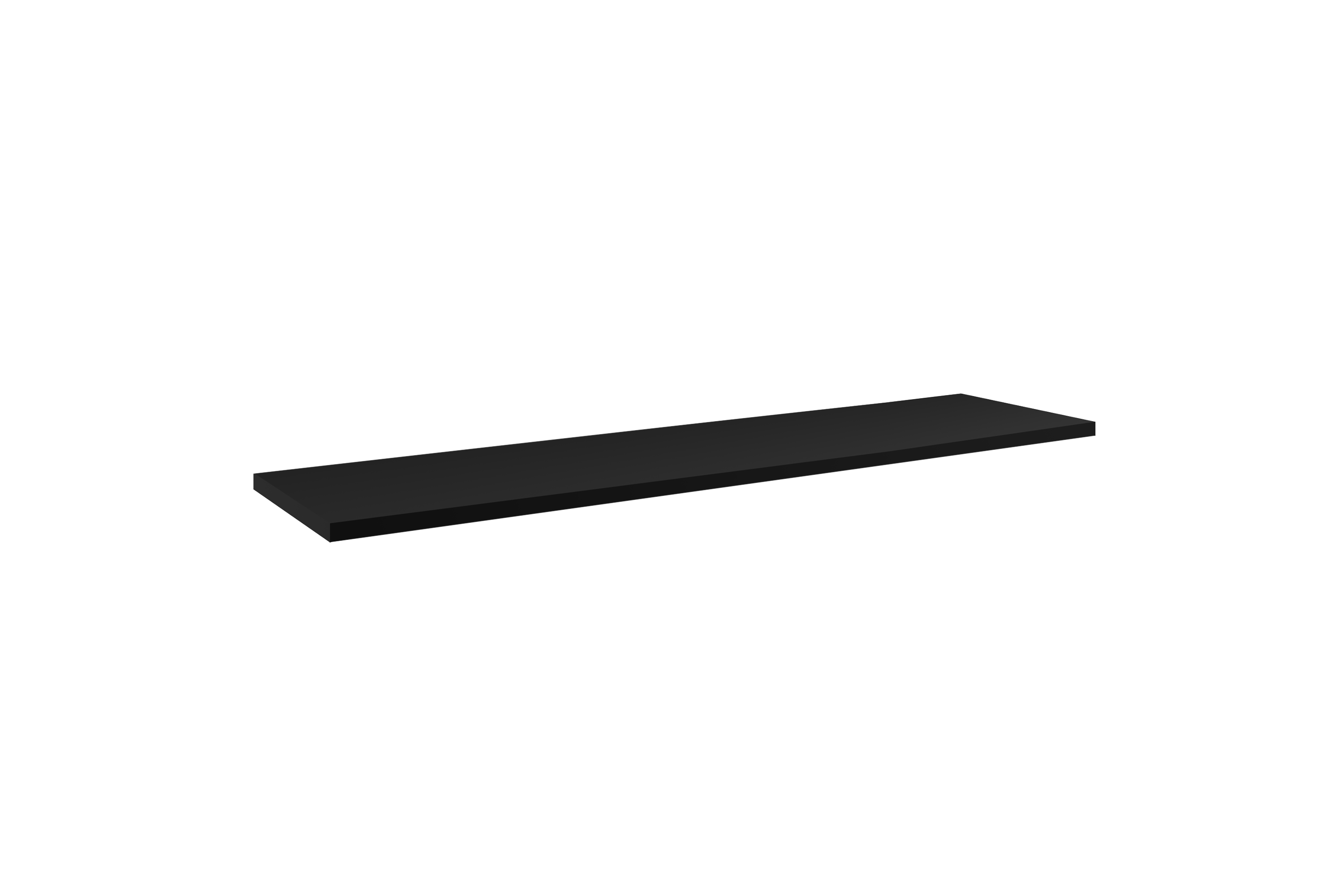 Comad Nova Black pult 160.4x40 cm fekete NOVA BLACK B 89-160