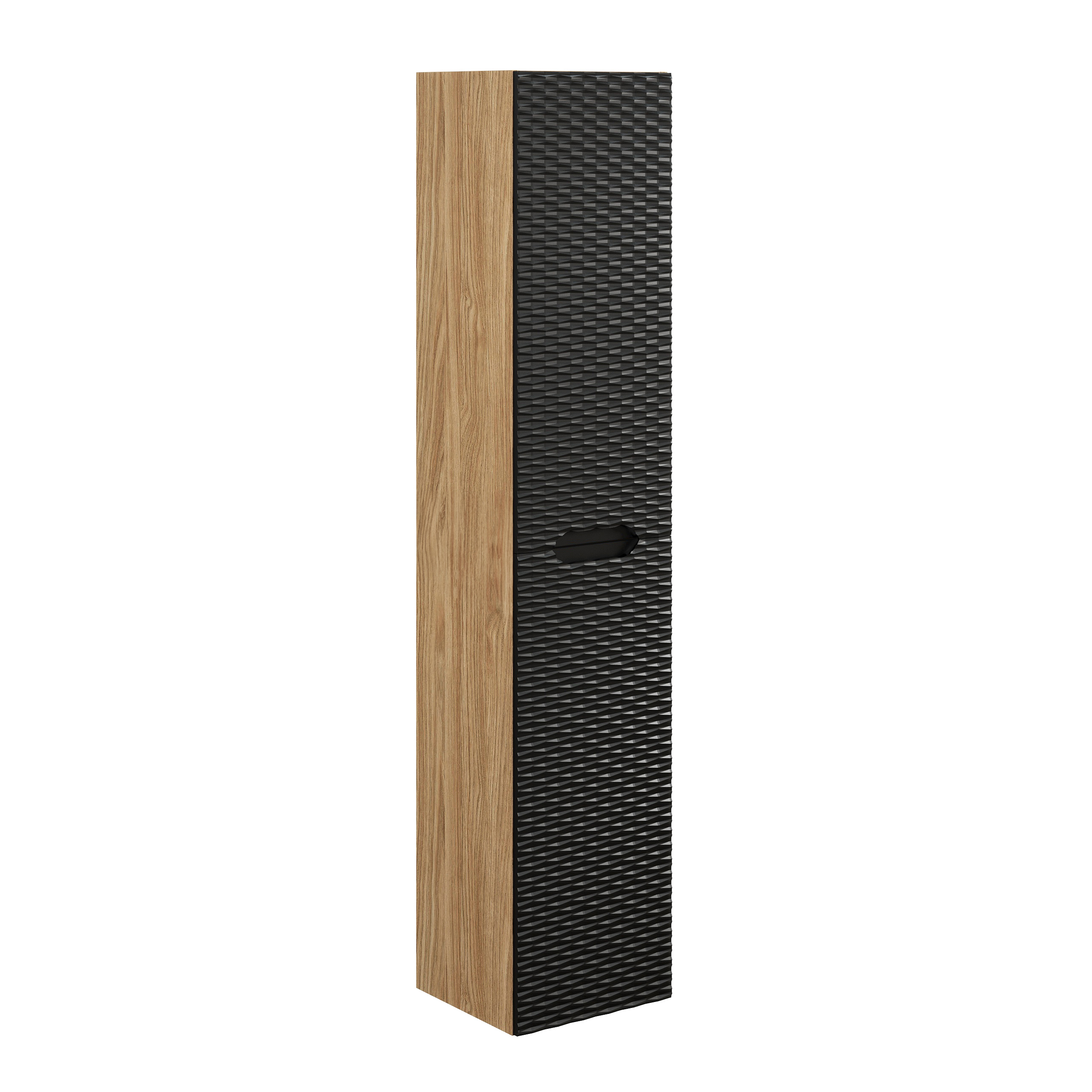 Comad Ocean Black szekrény 35x33x170 cm fekete-tölgy OCEAN BLACK 80-02-2D