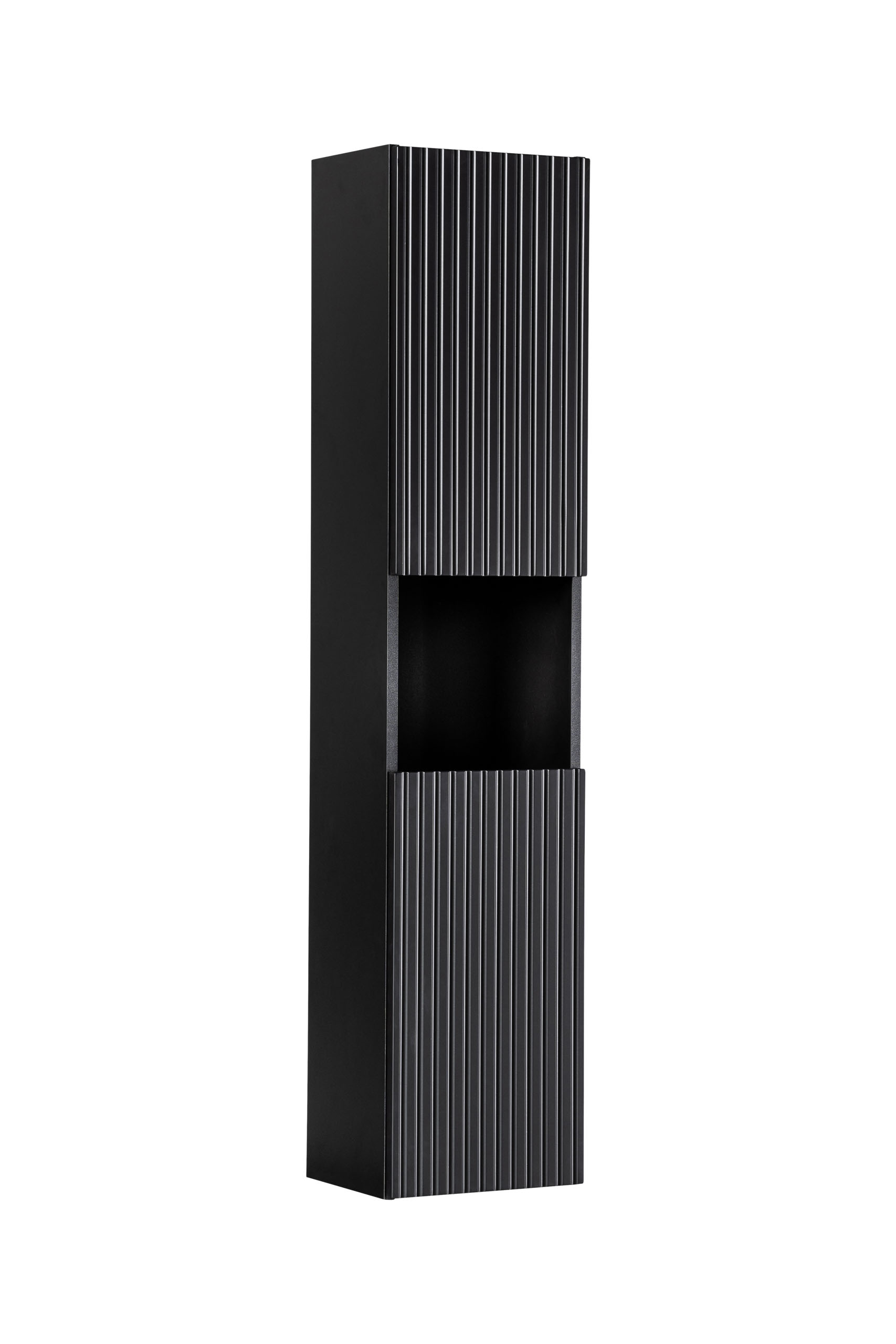 Comad Nova Black szekrény 30x25x140 cm oldalt függő fekete NOVA BLACK D 80-03-2D(W80-01D)